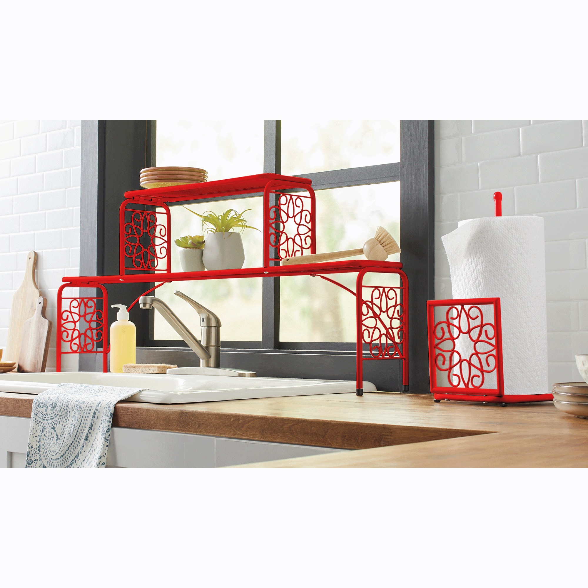 Gerbera Scroll Over-the-Sink Shelf