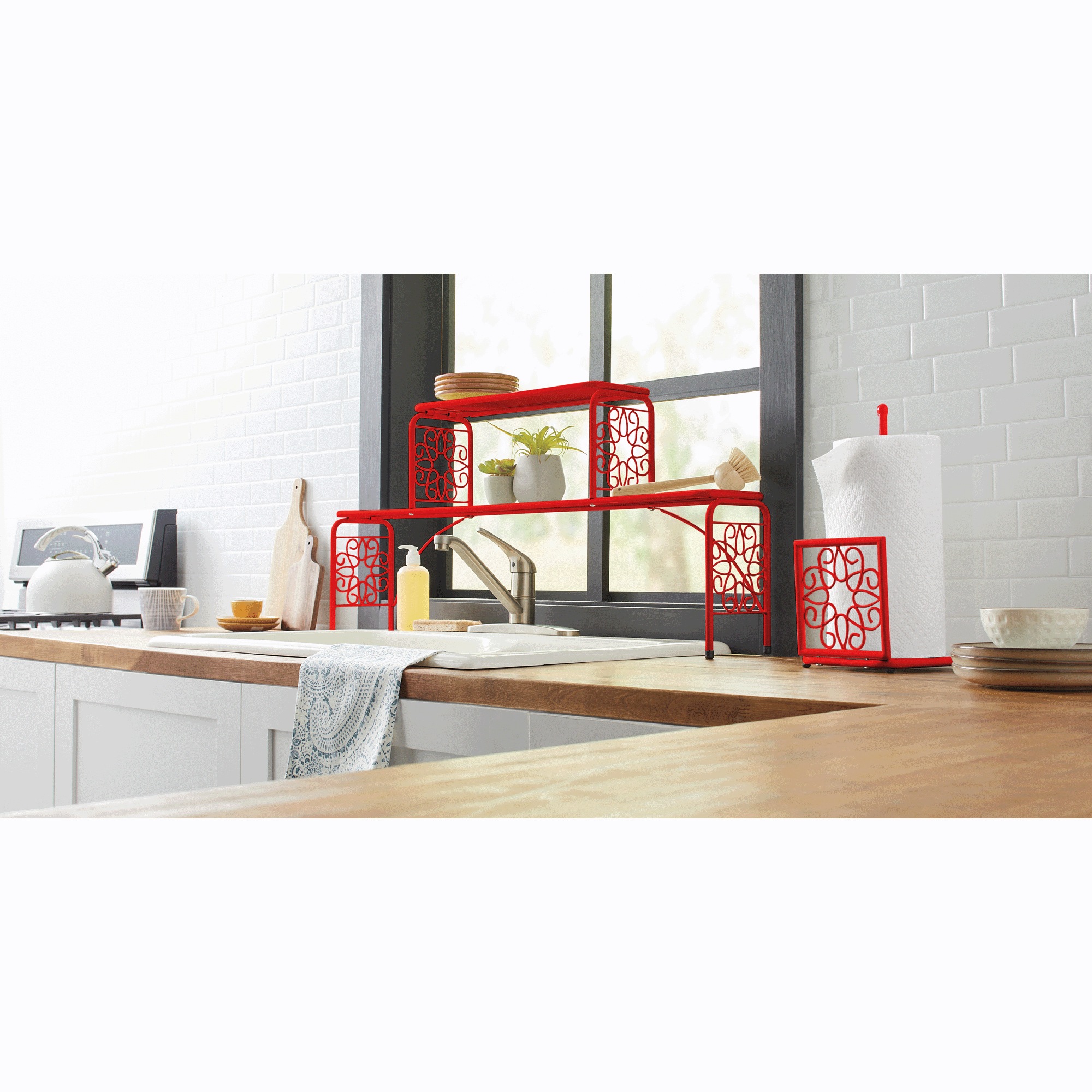 Gerbera Scroll Over-the-Sink Shelf 3 Gerbera Scroll Over-the-Sink Shelf