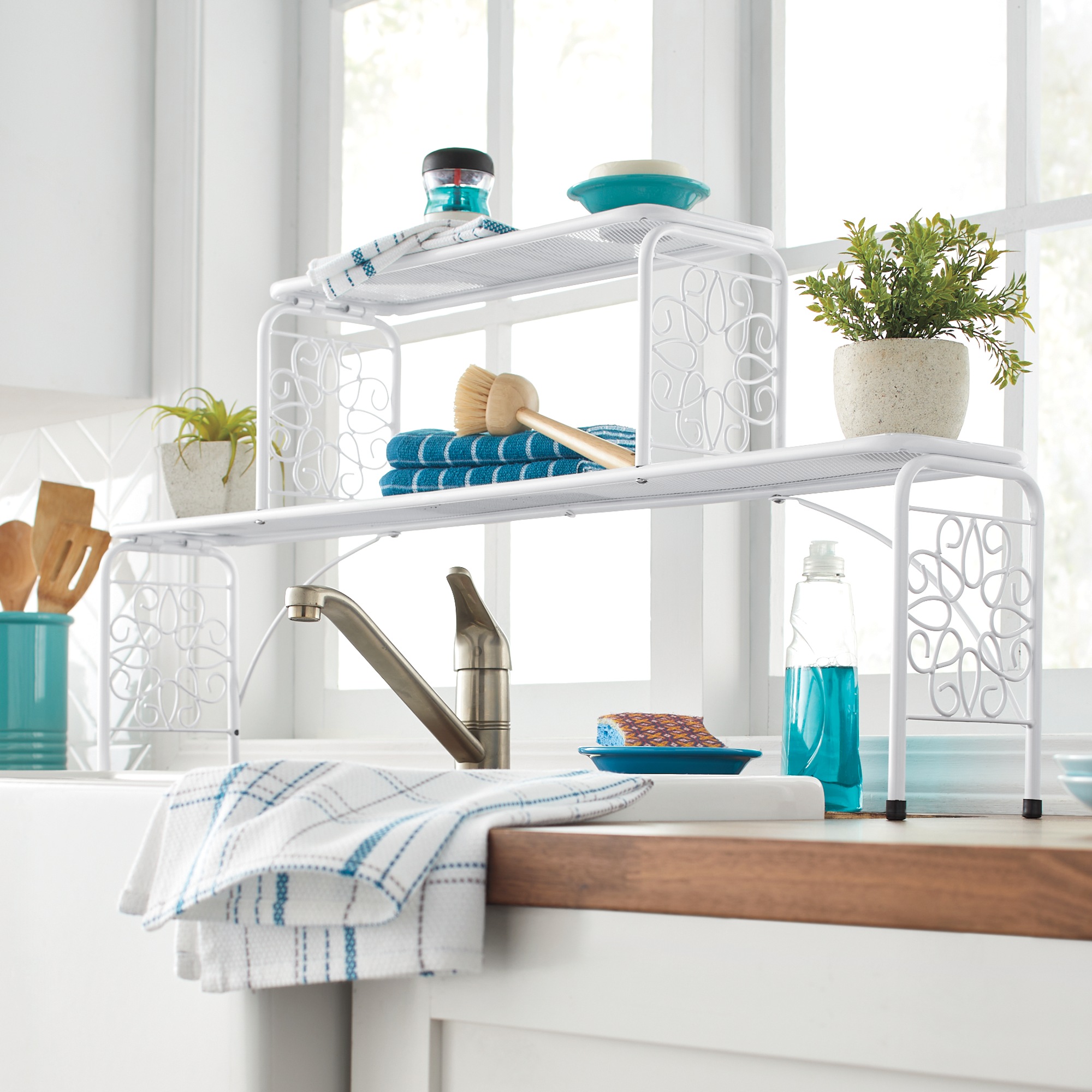 Gerbera Scroll Over-the-Sink Shelf 4 Gerbera Scroll Over-the-Sink Shelf