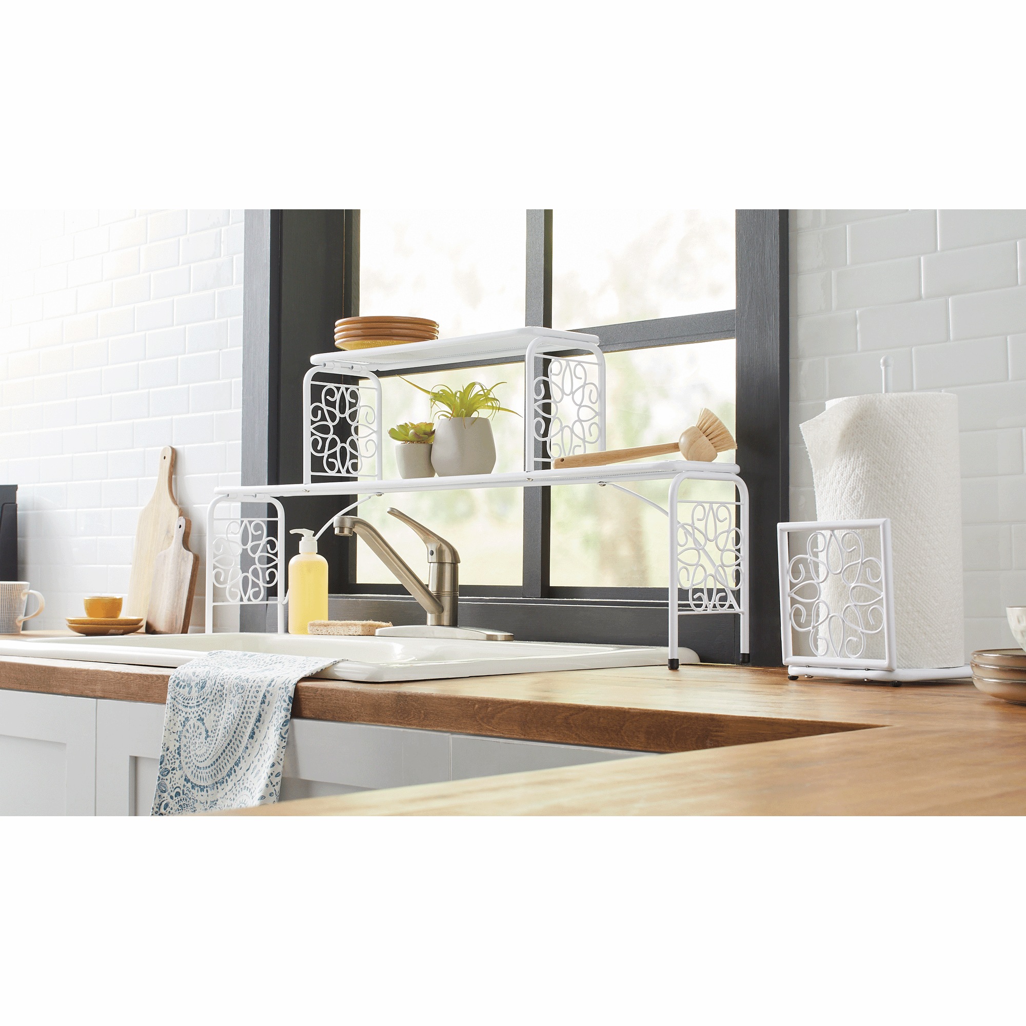 Gerbera Scroll Over-the-Sink Shelf 5 Gerbera Scroll Over-the-Sink Shelf