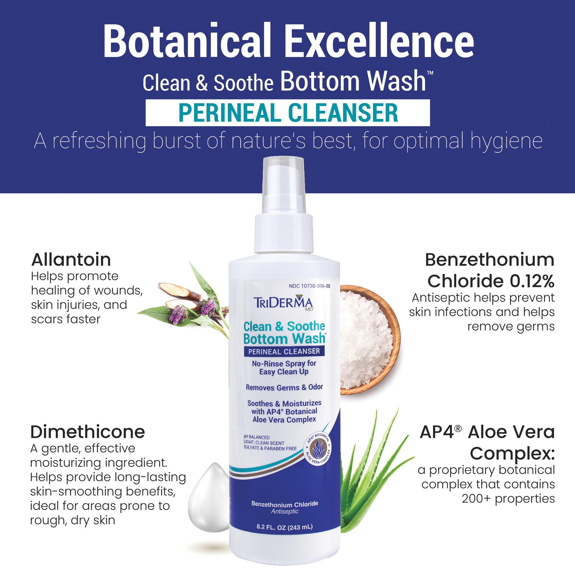 TriDermaâ?Clean & Soothe Bottom Wash 4 TriDermaâ?Clean & Soothe Bottom Wash