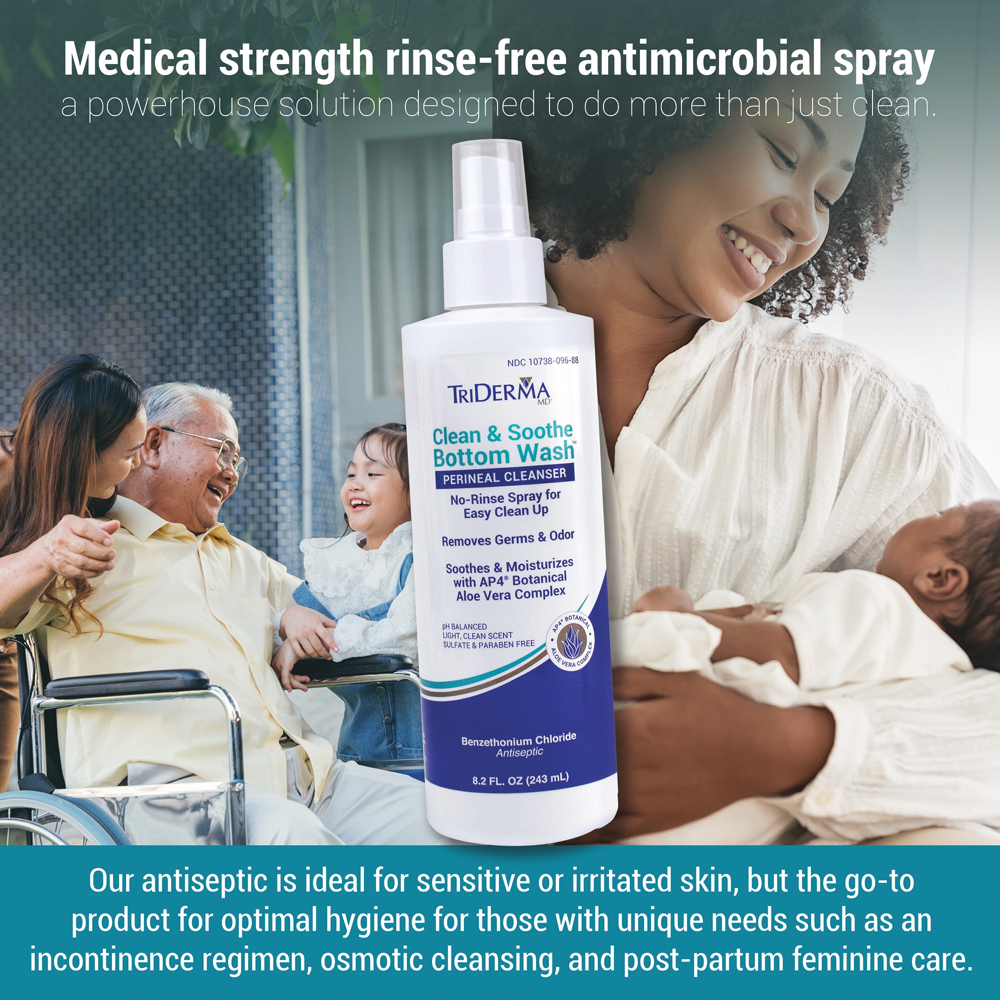 TriDermaâ?Clean & Soothe Bottom Wash 7 TriDermaâ?Clean & Soothe Bottom Wash