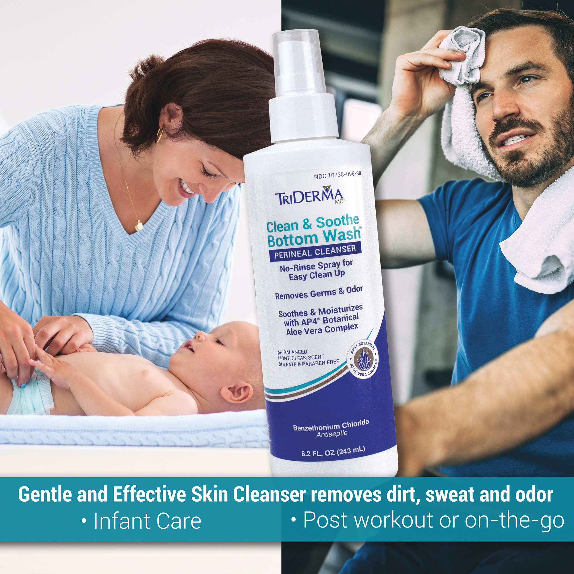 TriDermaâ?Clean & Soothe Bottom Wash 8 TriDermaâ?Clean & Soothe Bottom Wash