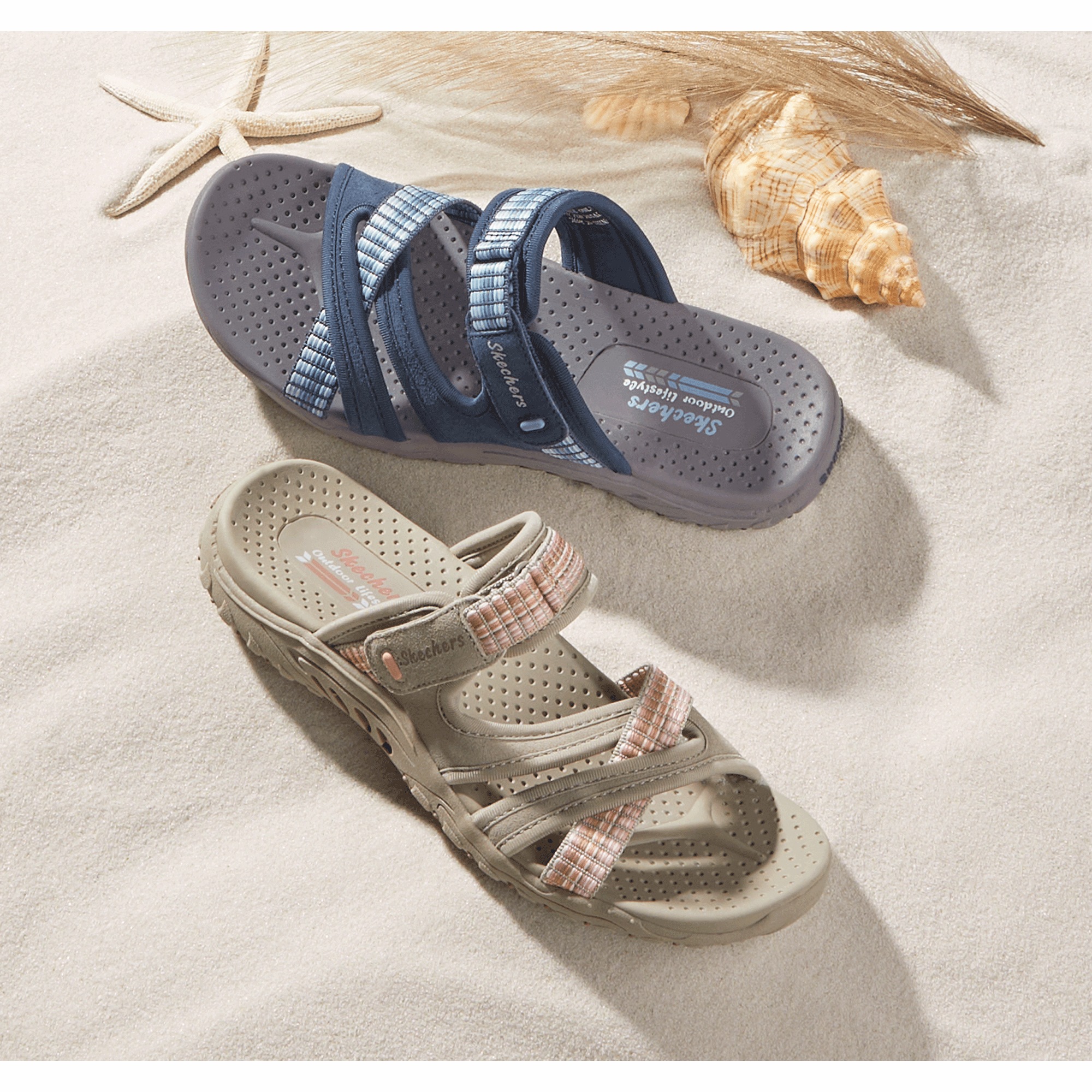 Skechers Women's Reggae Color Full Slide