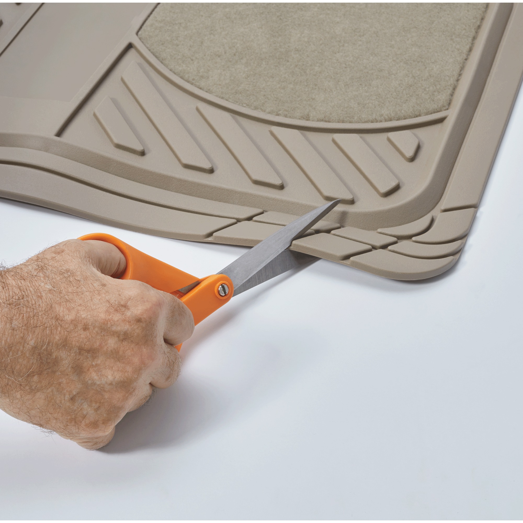 Set of 2 Personalized Rubber Car Floor Mats with Carpet Insets 3 Set of 2 Personalized Rubber Car Floor Mats with Carpet Insets