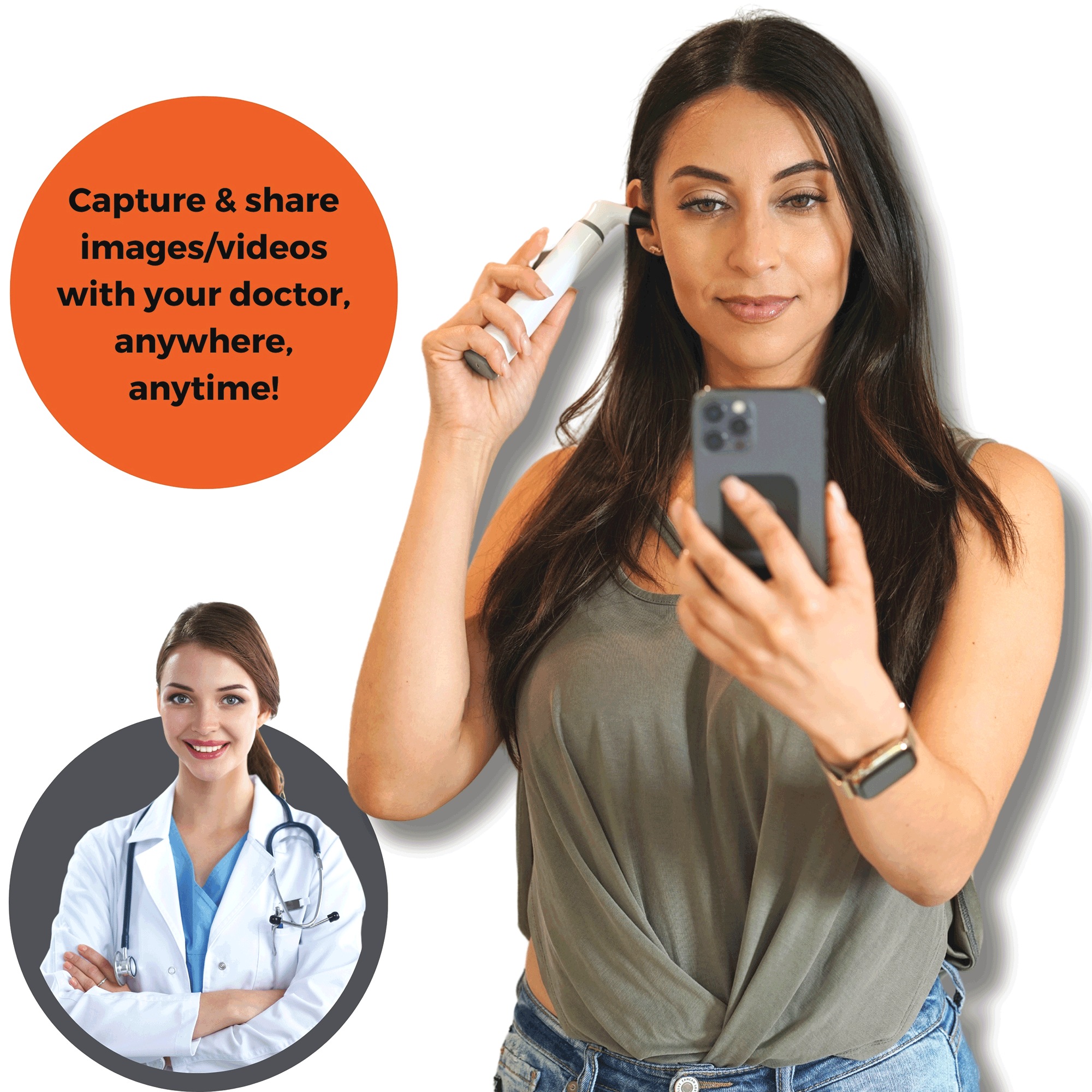 Mobi Smart Ear, Nose & Throat Otoscope 5 Mobi Smart Ear, Nose & Throat Otoscope