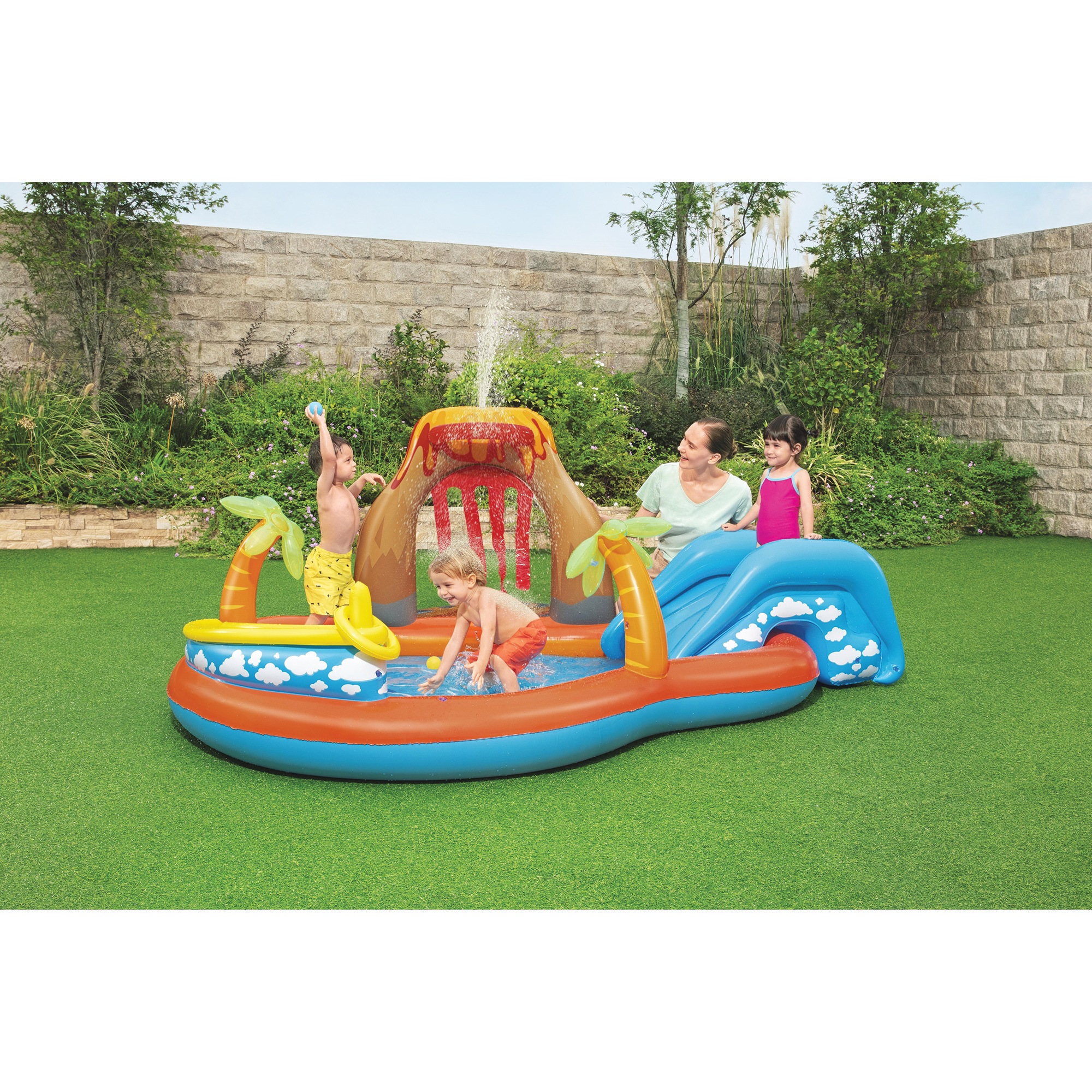 Bestway Lava Lagoon Inflatable Water Play Center 3 Bestway Lava Lagoon Inflatable Water Play Center