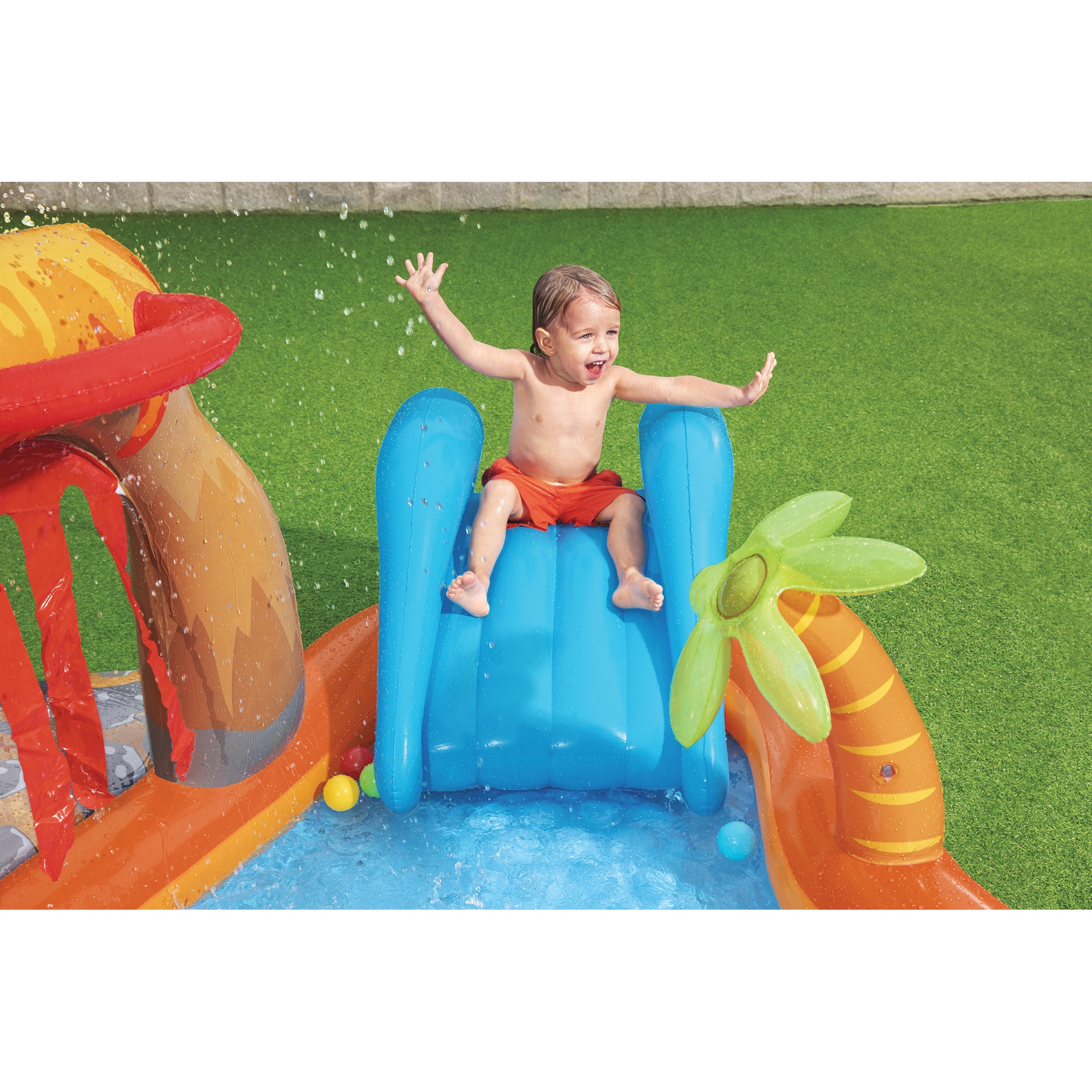 Bestway Lava Lagoon Inflatable Water Play Center 4 Bestway Lava Lagoon Inflatable Water Play Center