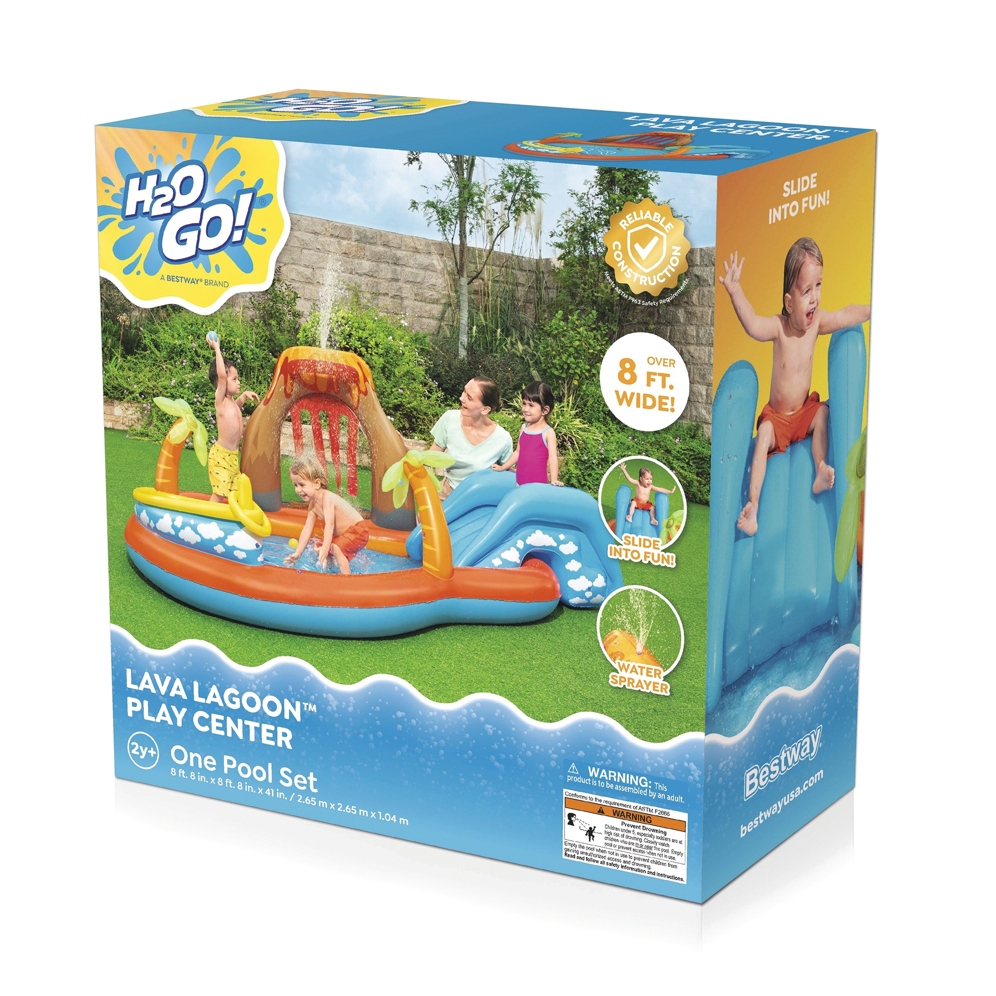Bestway Lava Lagoon Inflatable Water Play Center 8 Bestway Lava Lagoon Inflatable Water Play Center