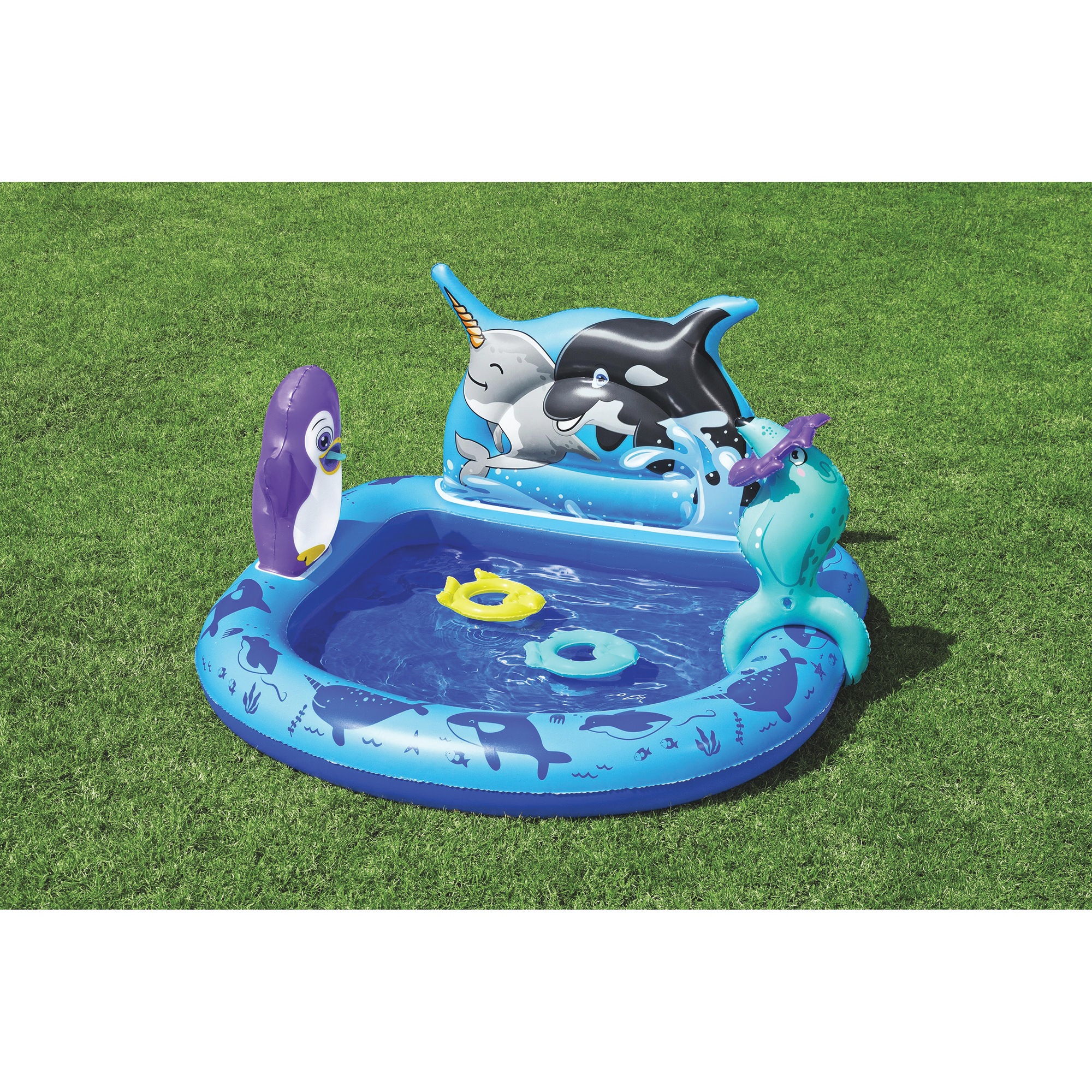 Bestway H2OGO! Polar Pals Kids Inflatable Water Play Center