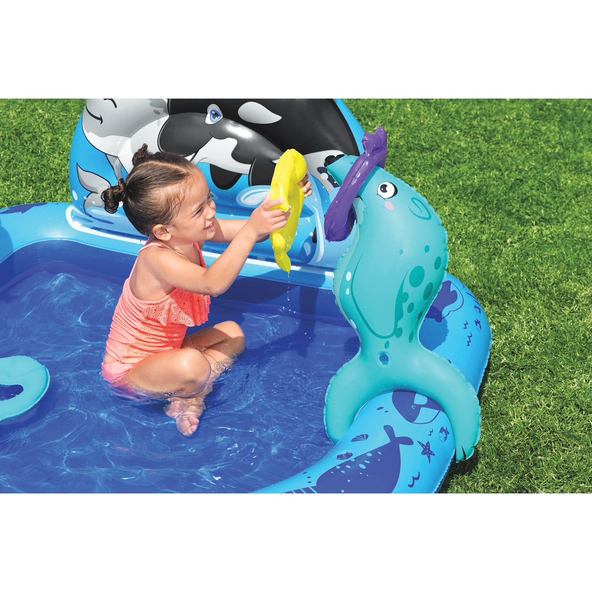 Bestway H2OGO! Polar Pals Kids Inflatable Water Play Center 5 Bestway H2OGO! Polar Pals Kids Inflatable Water Play Center