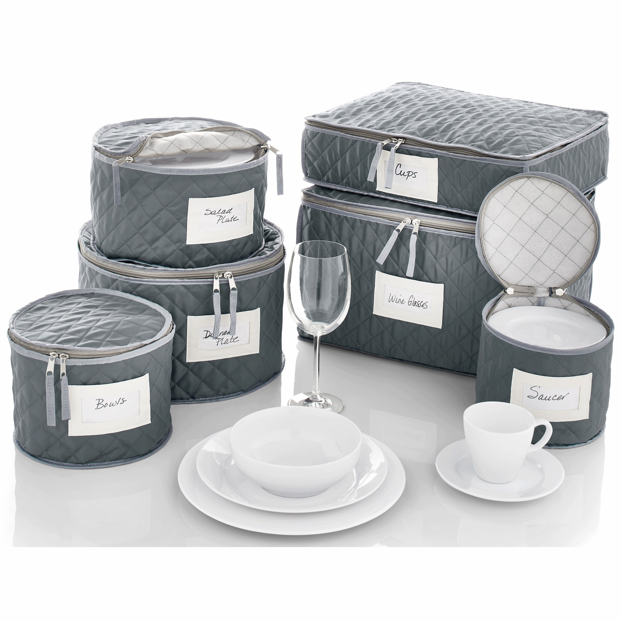 6-Piece Dinnerware Storage Set