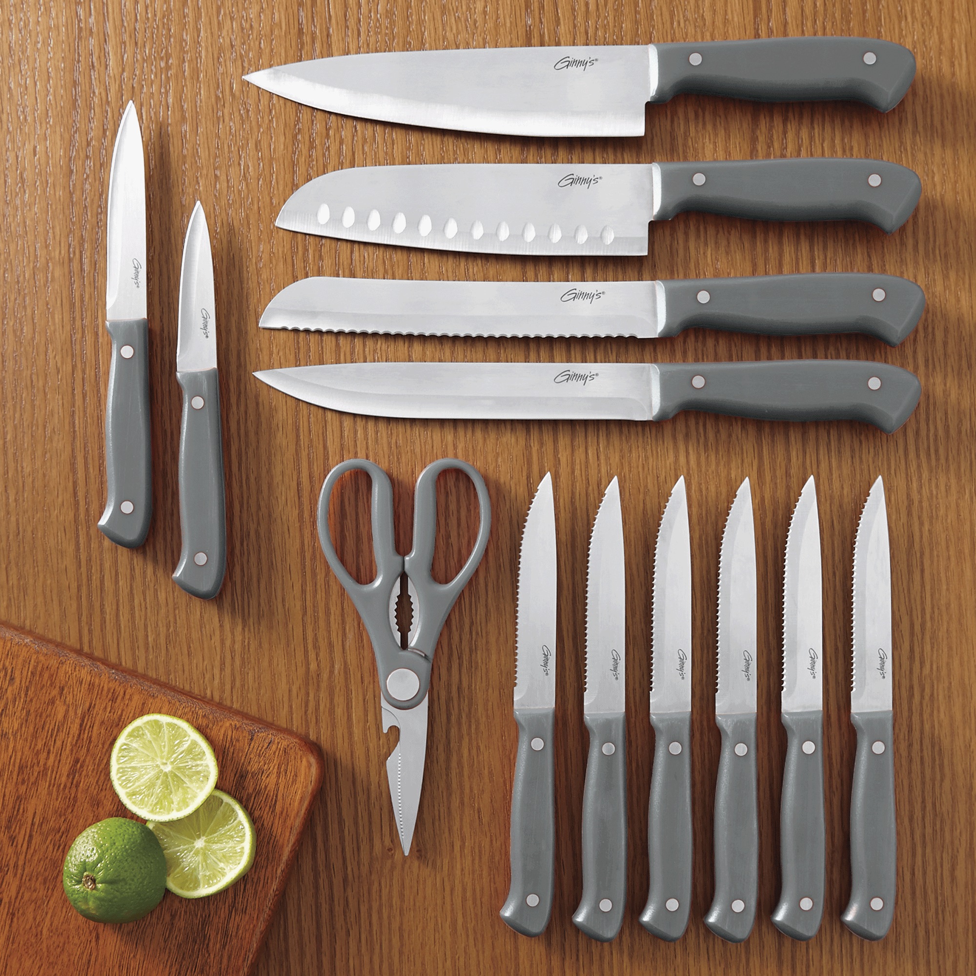 Ginny's 14-Piece Cutlery Set with Sharpener 5 Ginny's 14-Piece Cutlery Set with Sharpener