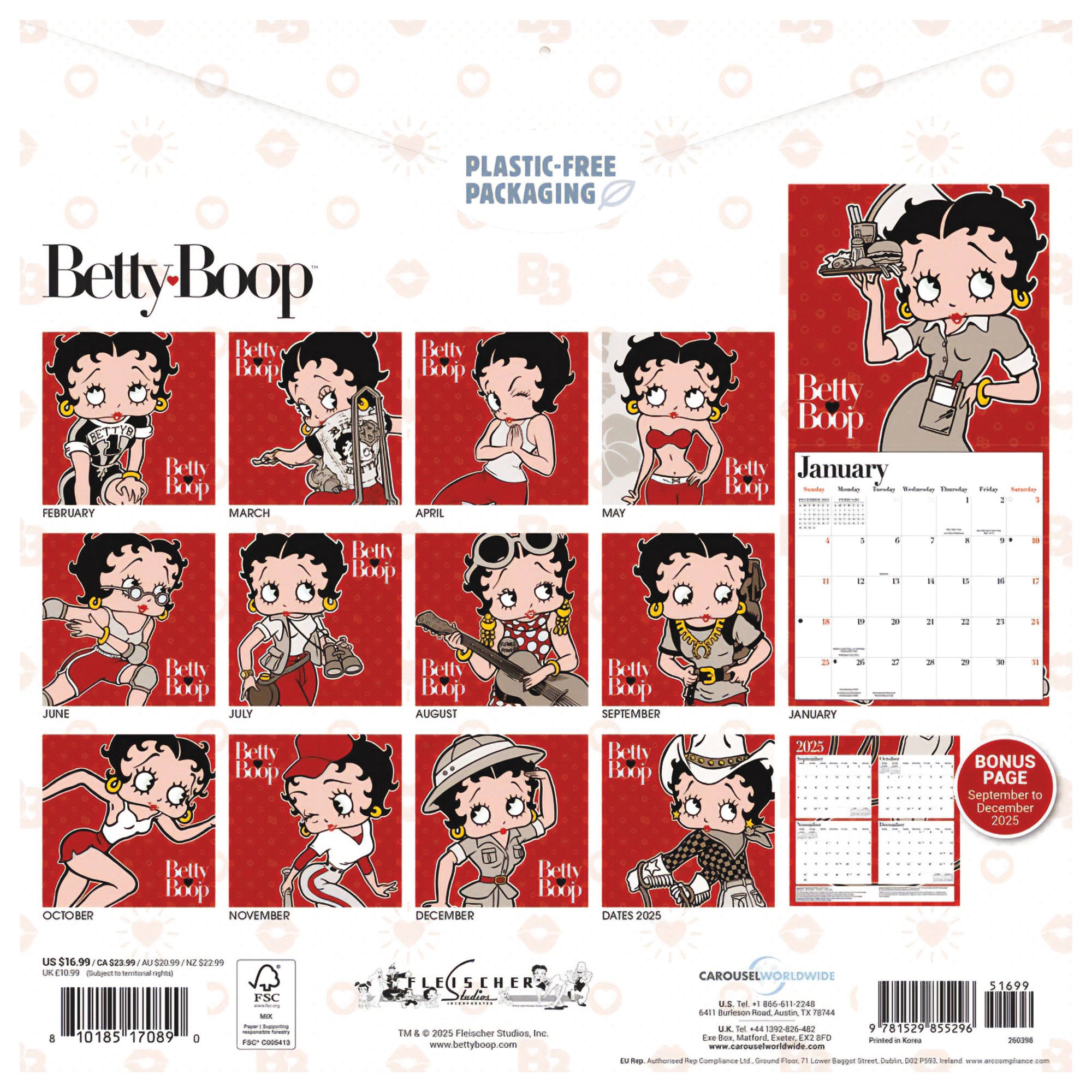 2026 Betty Boop Calendar
