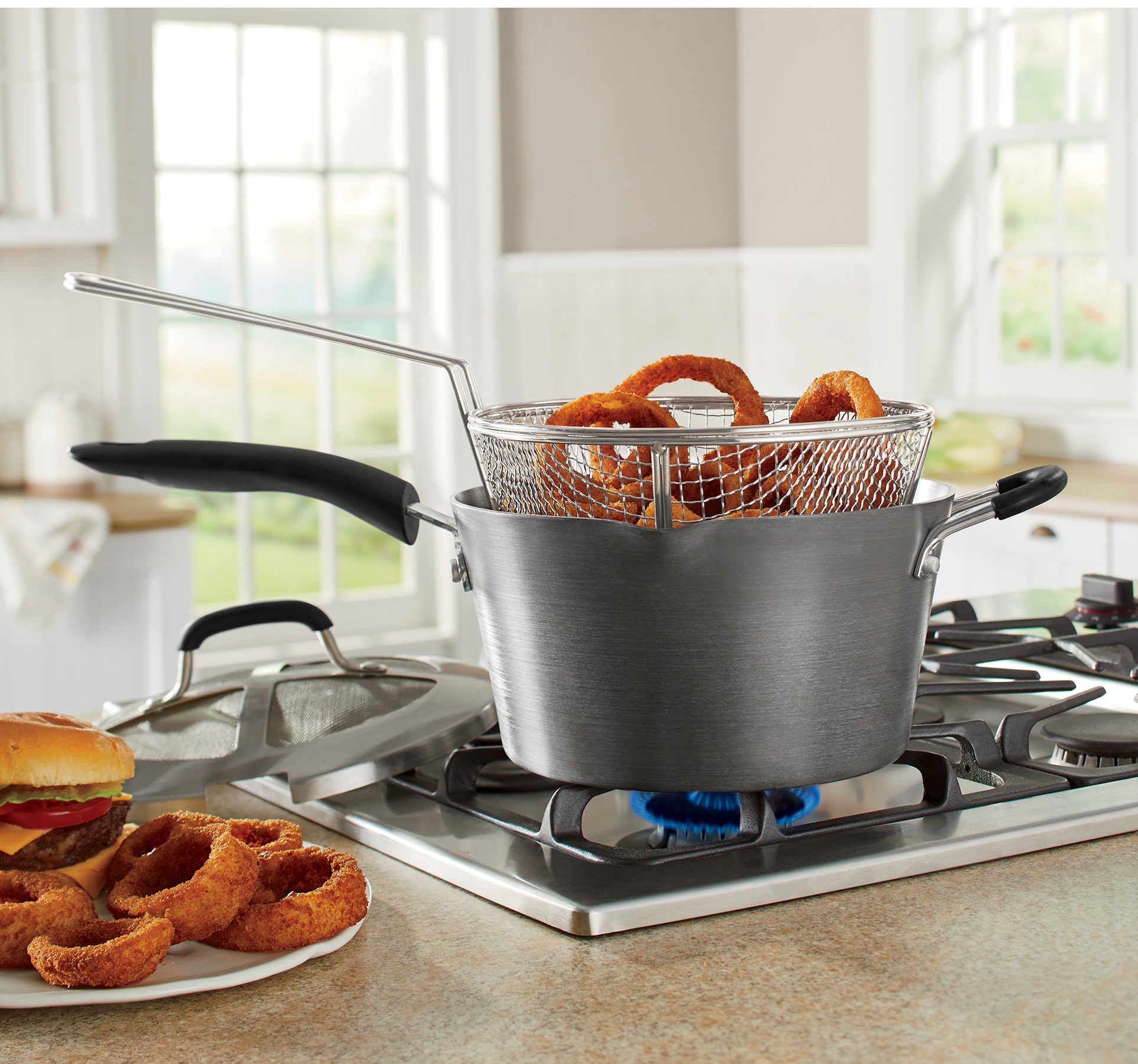 4.5-Qt. Stovetop Deep Fryer Set