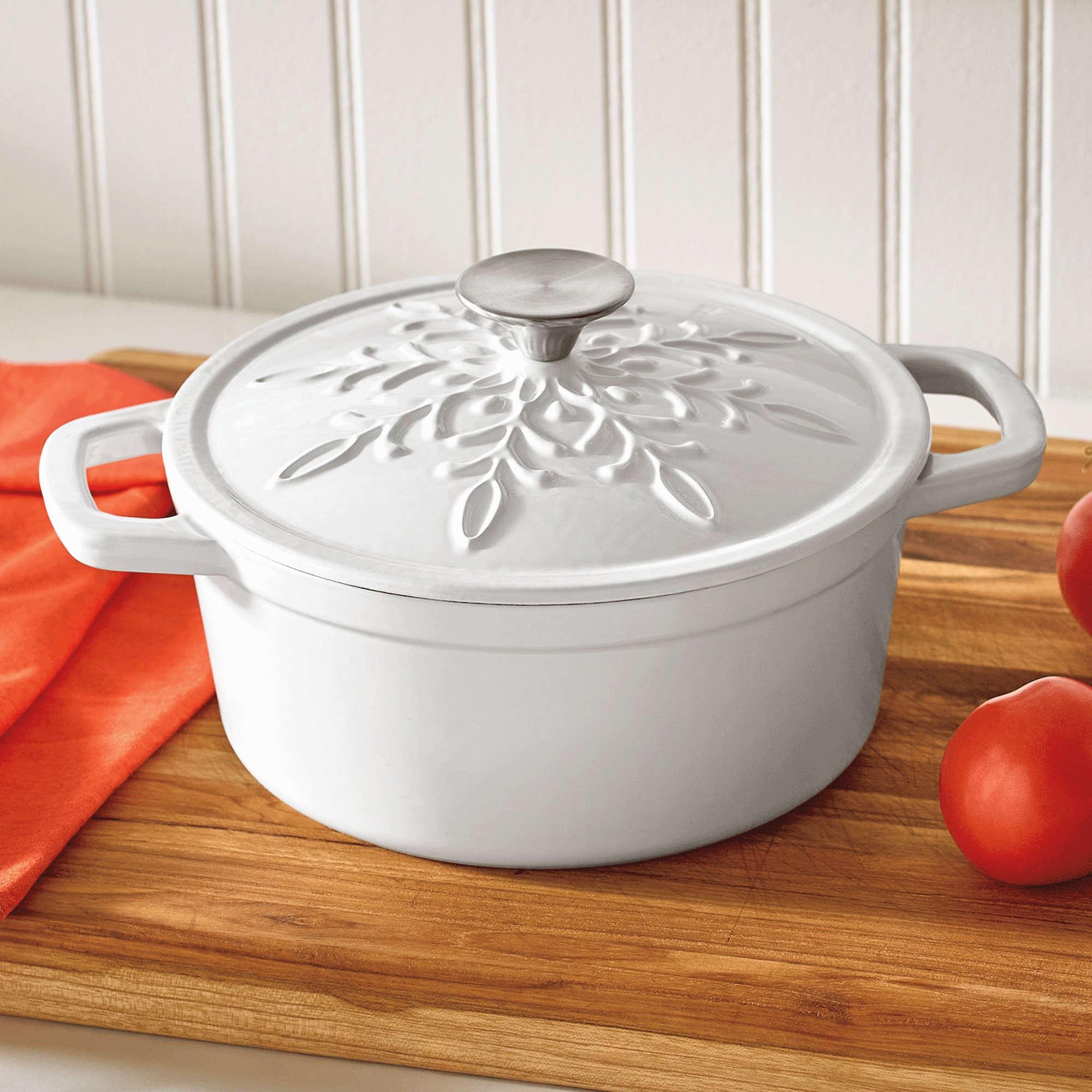 3-Quart Seasonal Enameled Cast Iron Dutch Oven