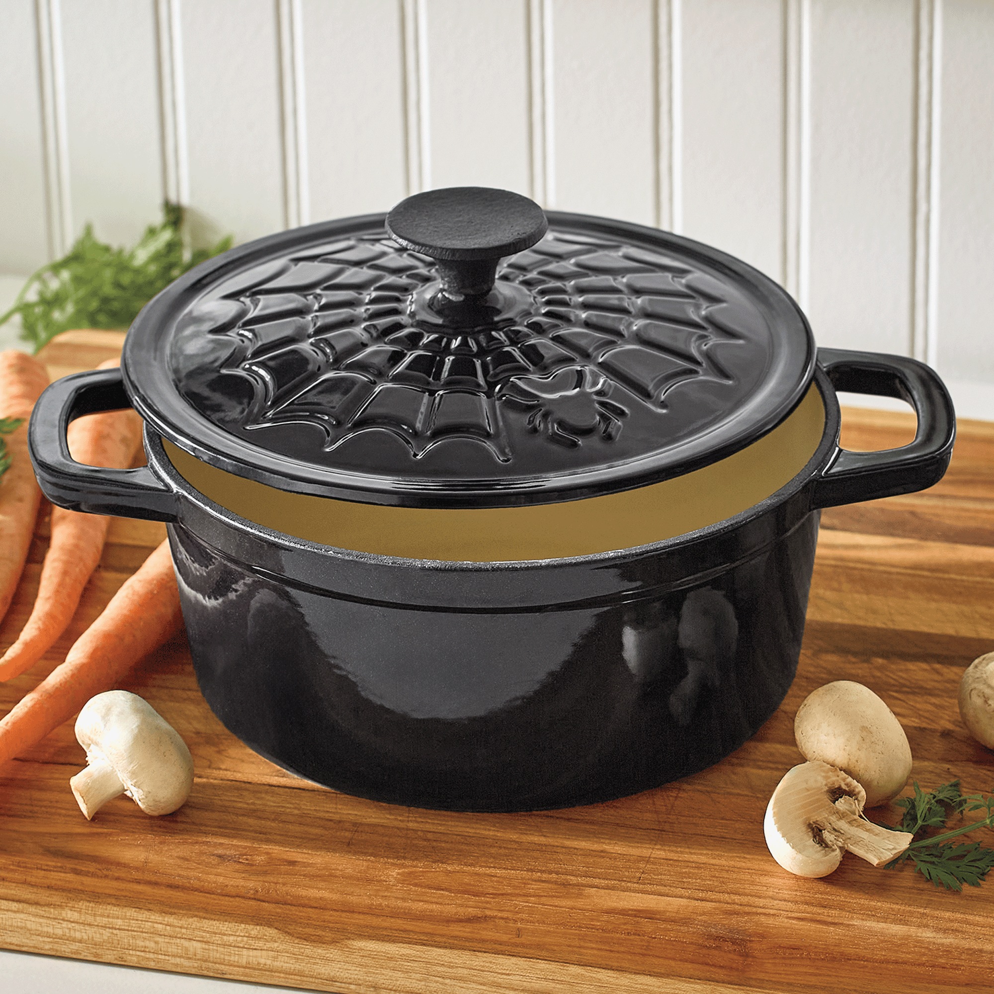 3-Quart Seasonal Enameled Cast Iron Dutch Oven 4 3-Quart Seasonal Enameled Cast Iron Dutch Oven