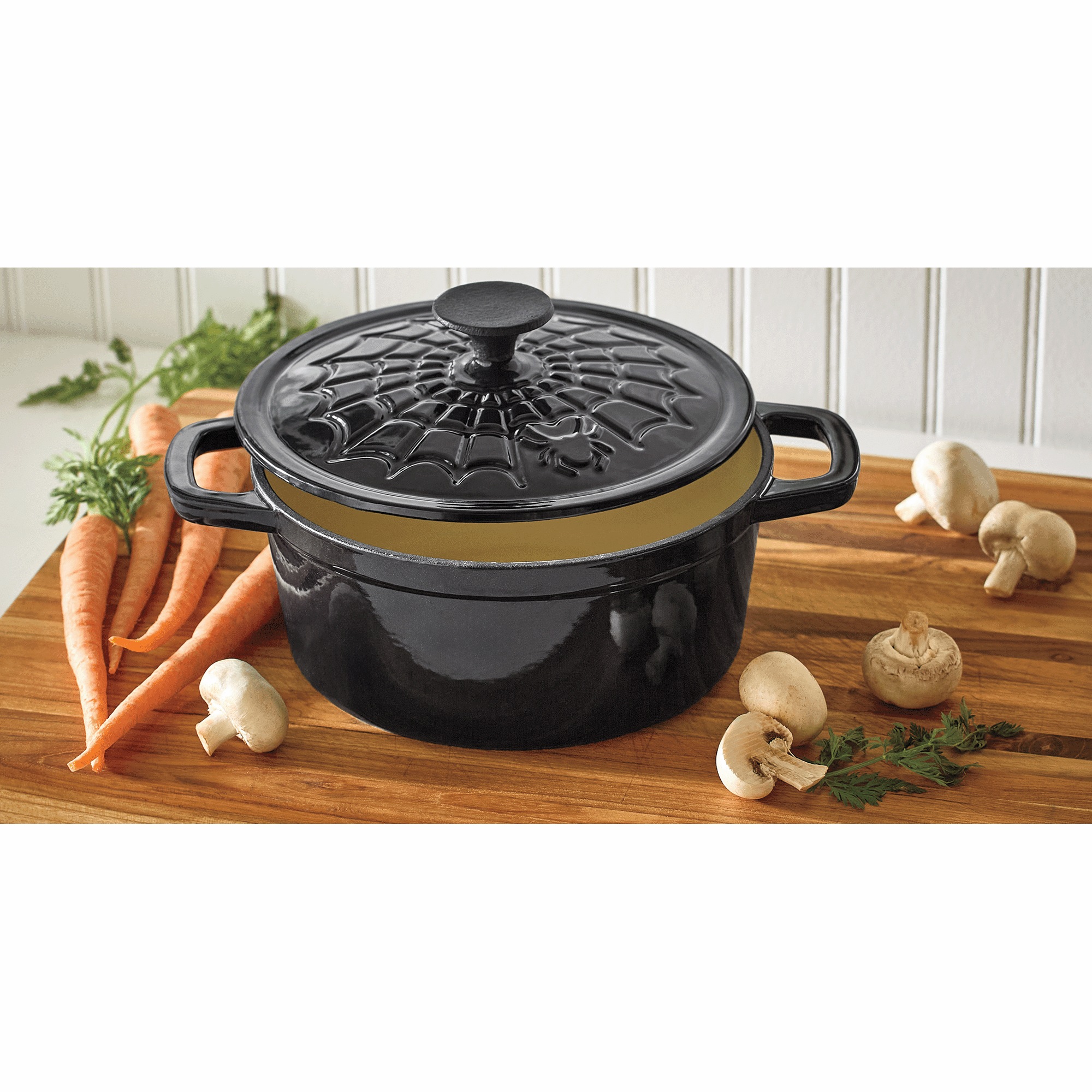 3-Quart Seasonal Enameled Cast Iron Dutch Oven 5 3-Quart Seasonal Enameled Cast Iron Dutch Oven