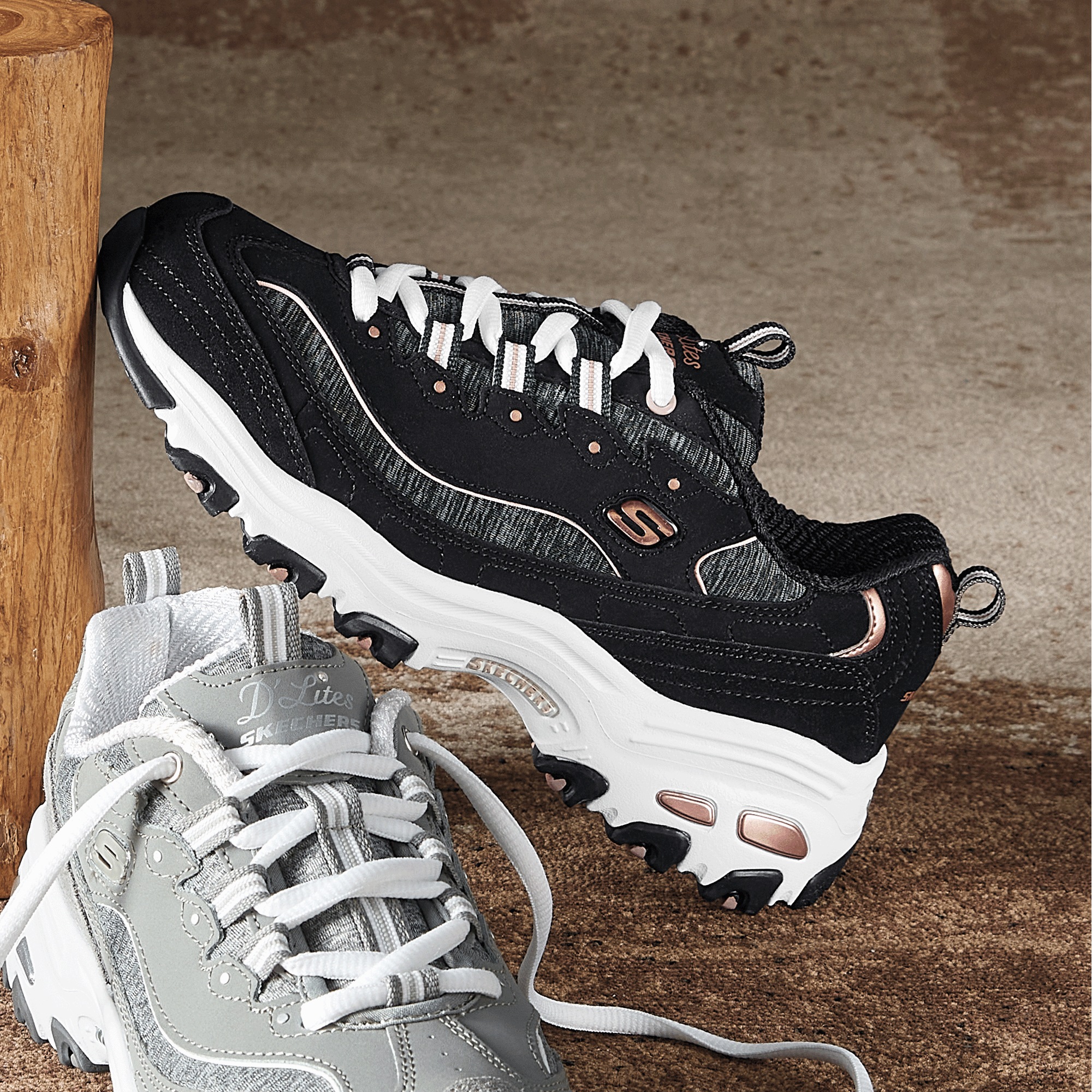 Skechers Women's D'Lites Me-Time Lace-Up