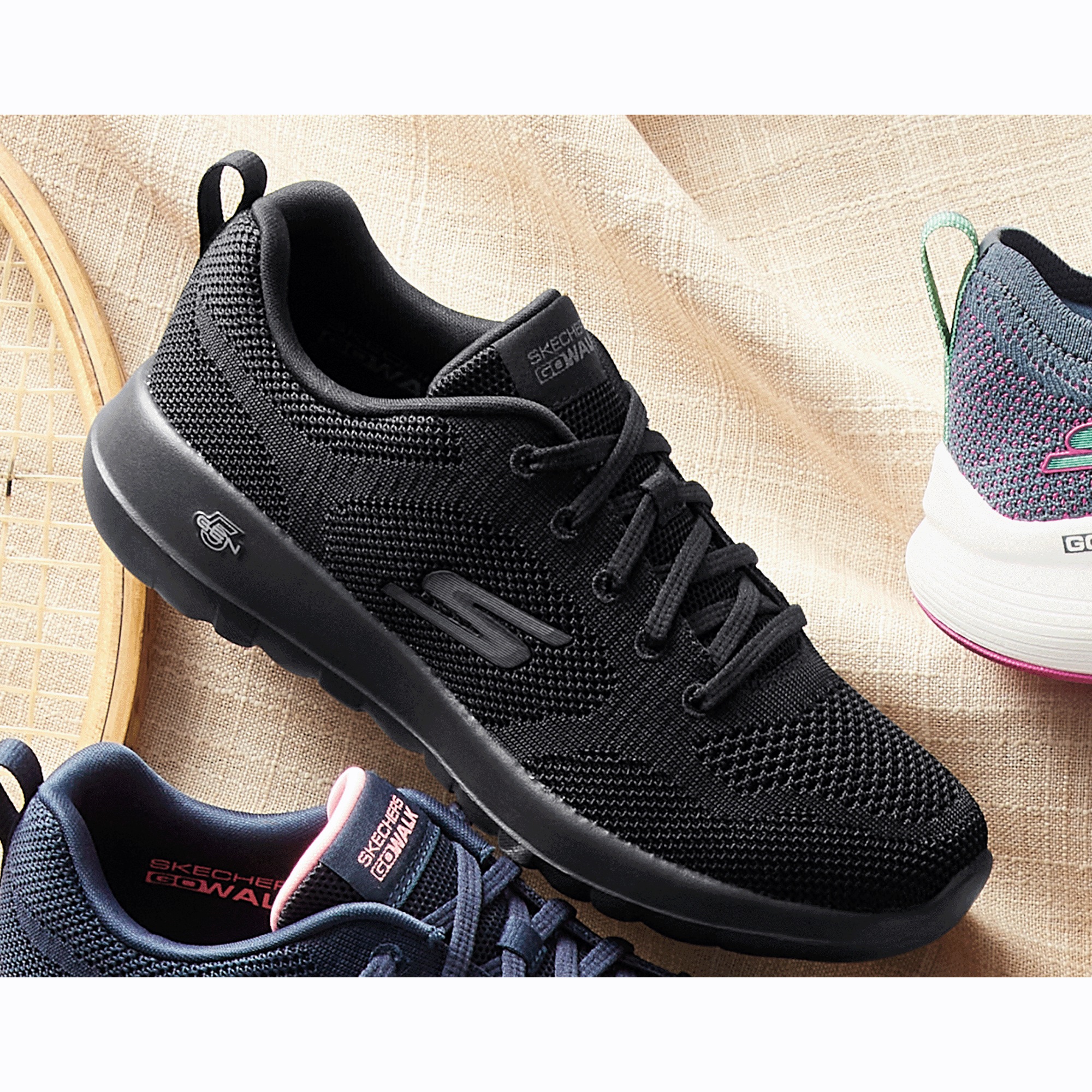 Skechers Women's GO WALK Joy Violet Lace-Up