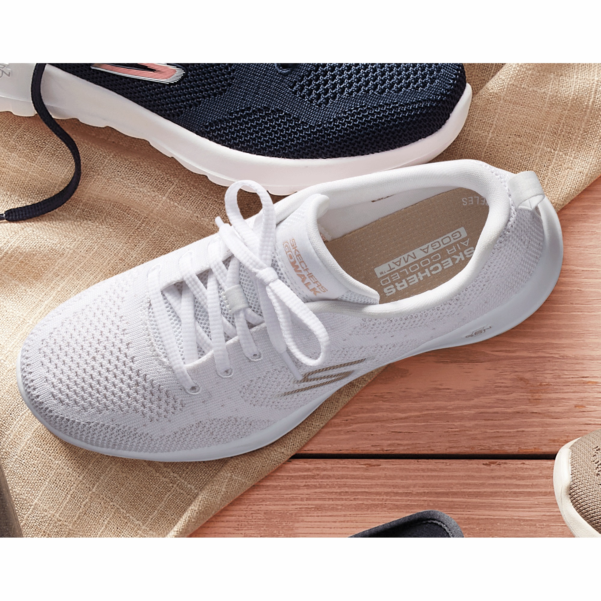 Skechers Women's GO WALK Joy Violet Lace-Up 4 Skechers Women's GO WALK Joy Violet Lace-Up