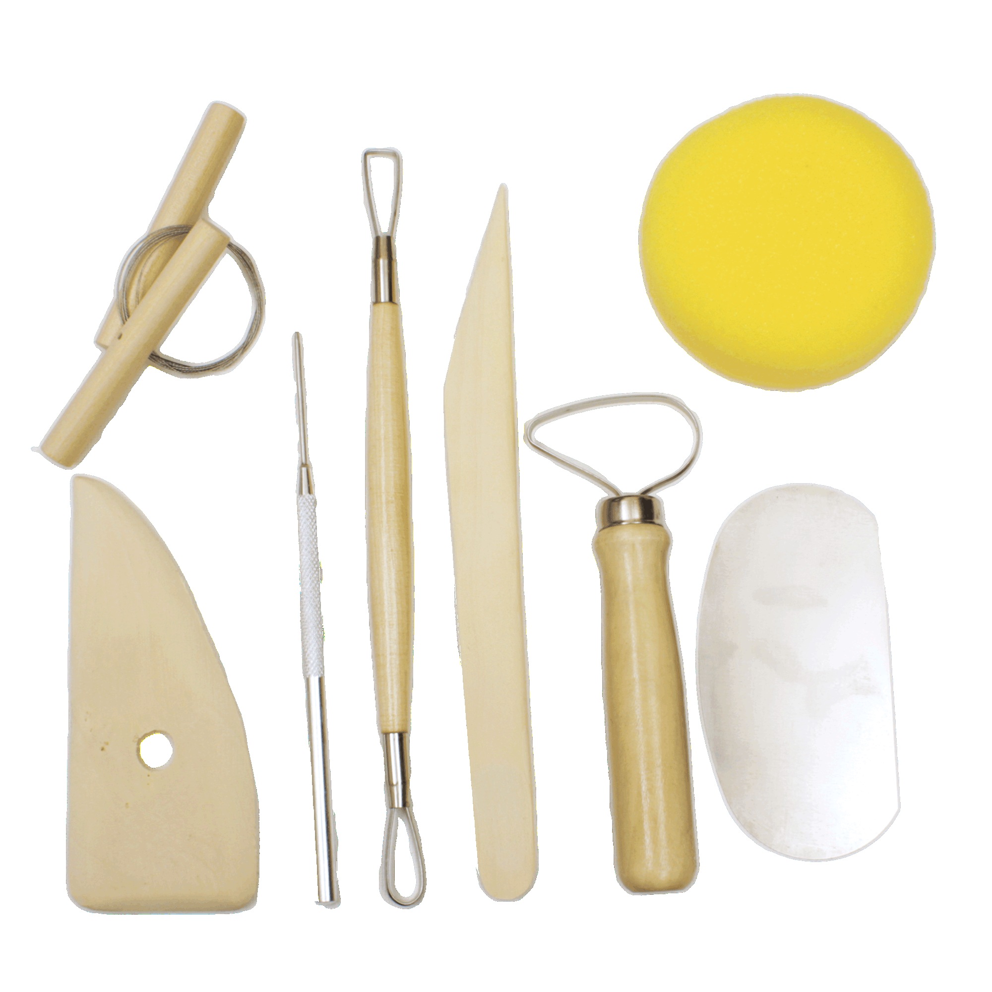 8-Piece Essential Pottery Tool Set
