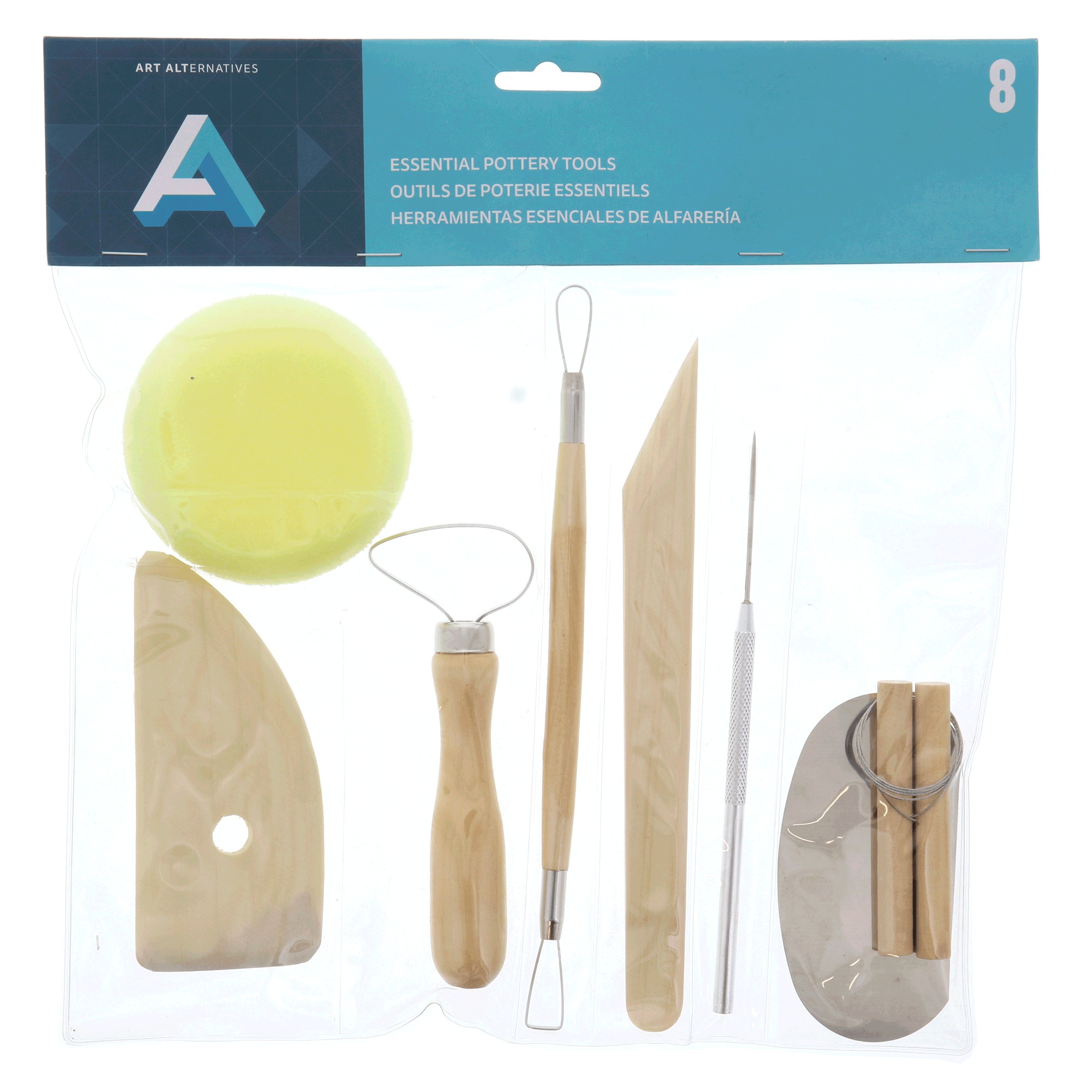 8-Piece Essential Pottery Tool Set