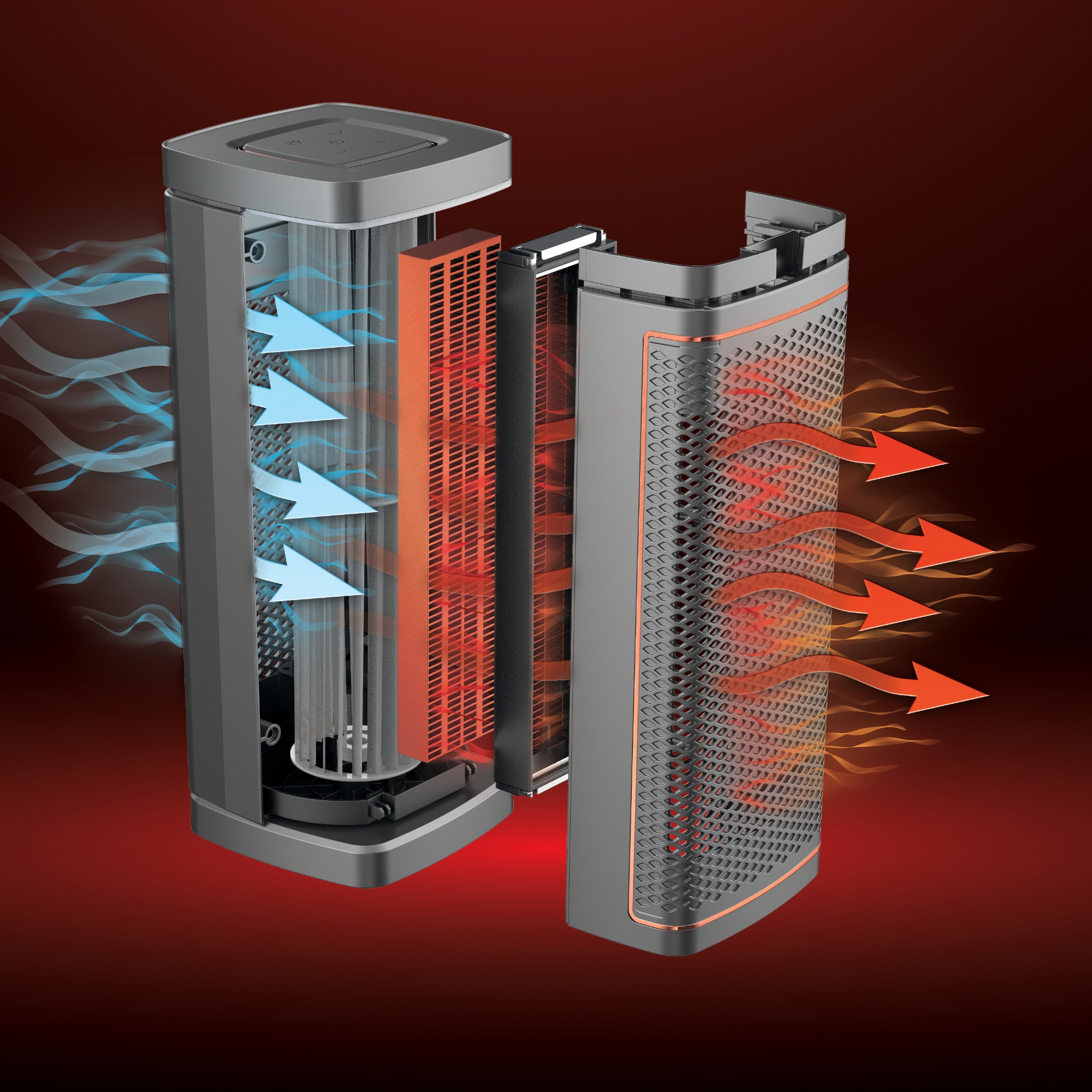 Handy Heater Copper Core Tower 11 Handy Heater Copper Core Tower