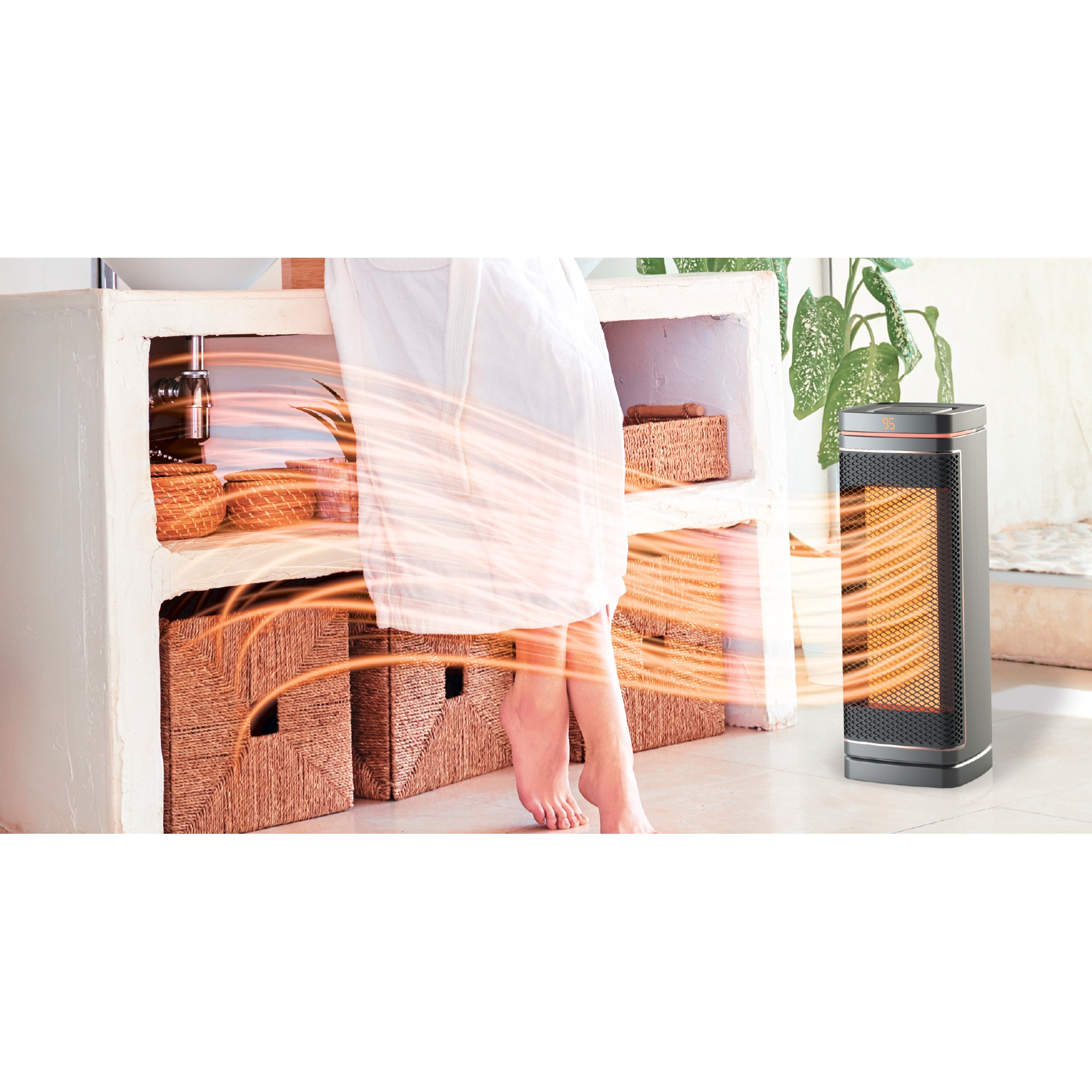 Handy Heater Copper Core Tower 8 Handy Heater Copper Core Tower