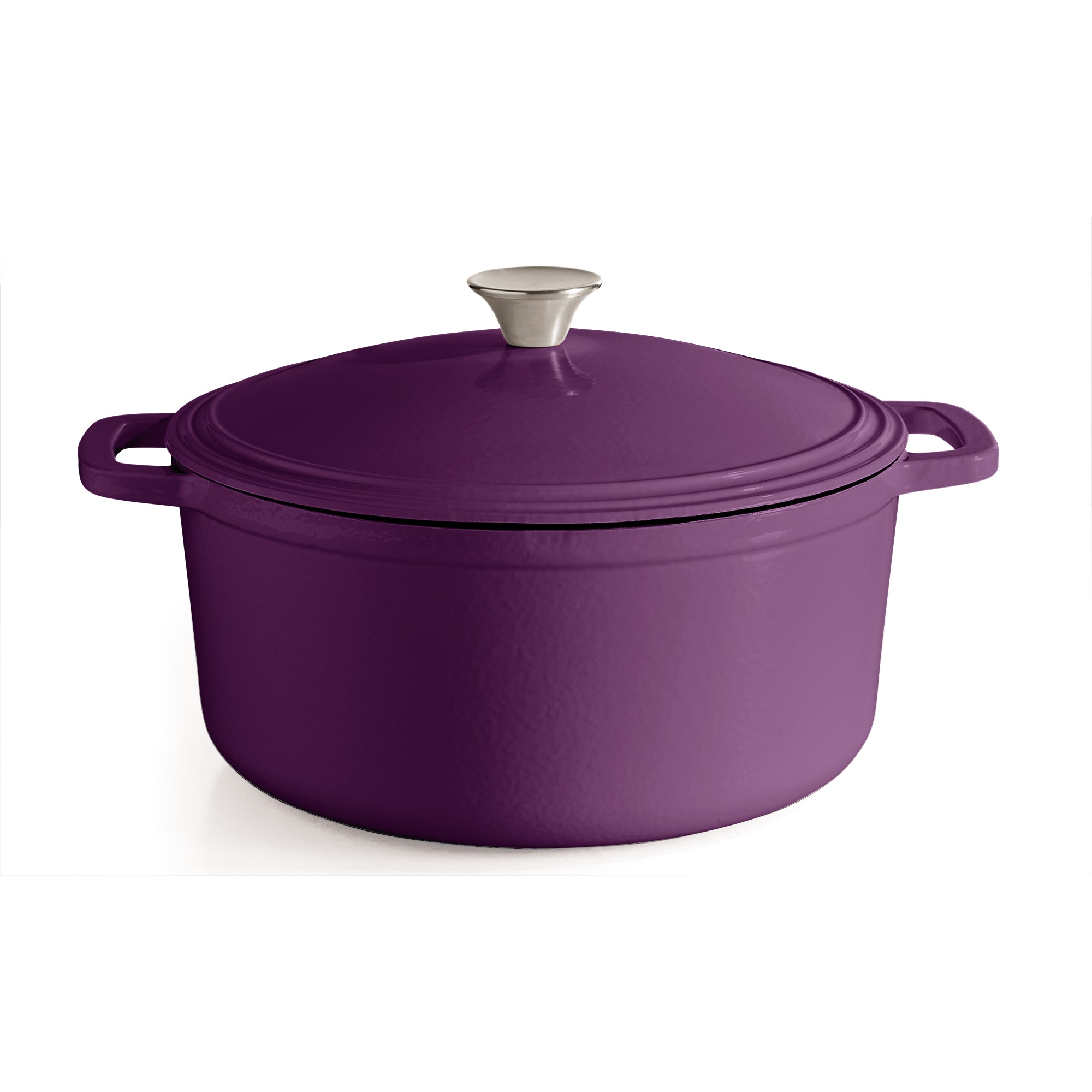 7-Qt. Enameled Cast Iron Casserole with Lid 7 7-Qt. Enameled Cast Iron Casserole with Lid