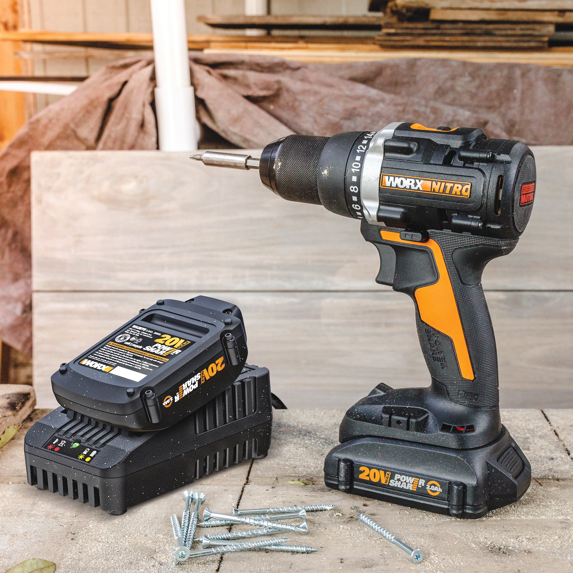 Worx 18V/20V 60-Minute Quick Charger 4 Worx 18V/20V 60-Minute Quick Charger