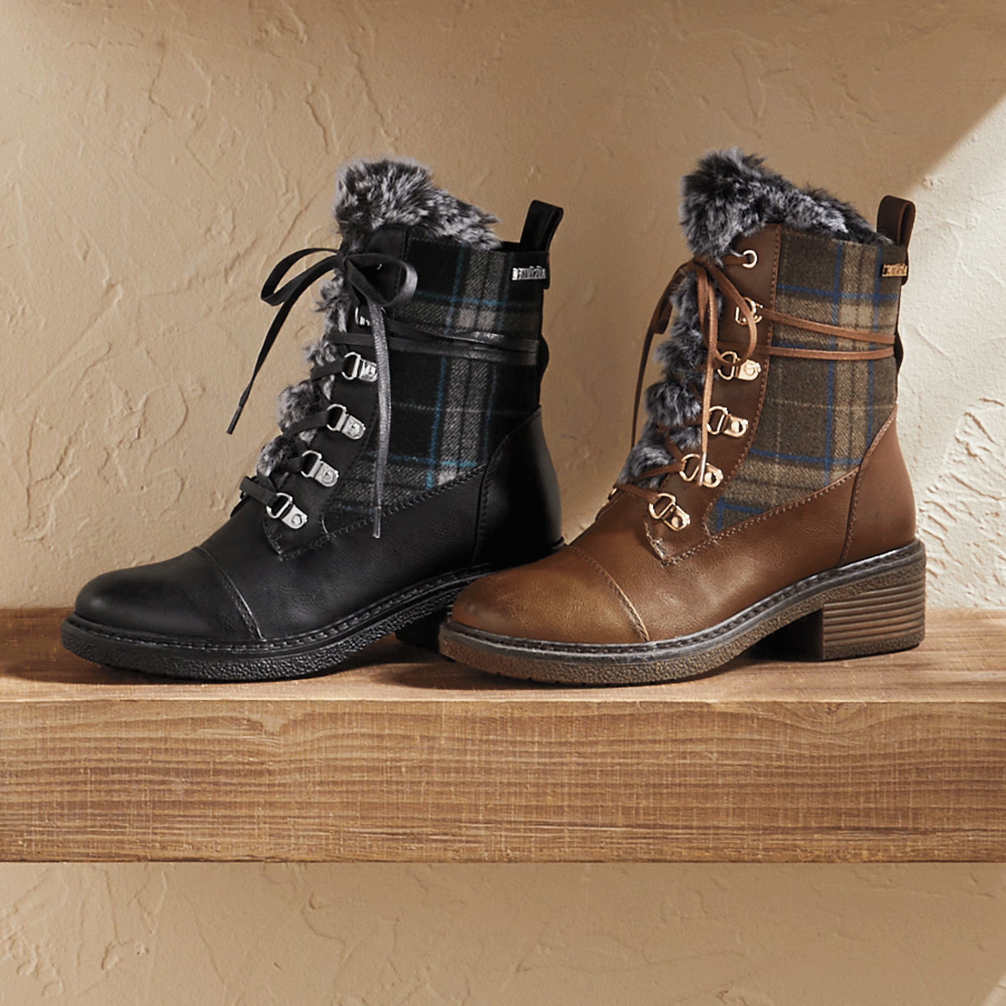 LâArtiste Hilvia-Flany Lace-Up Boot by Spring Step