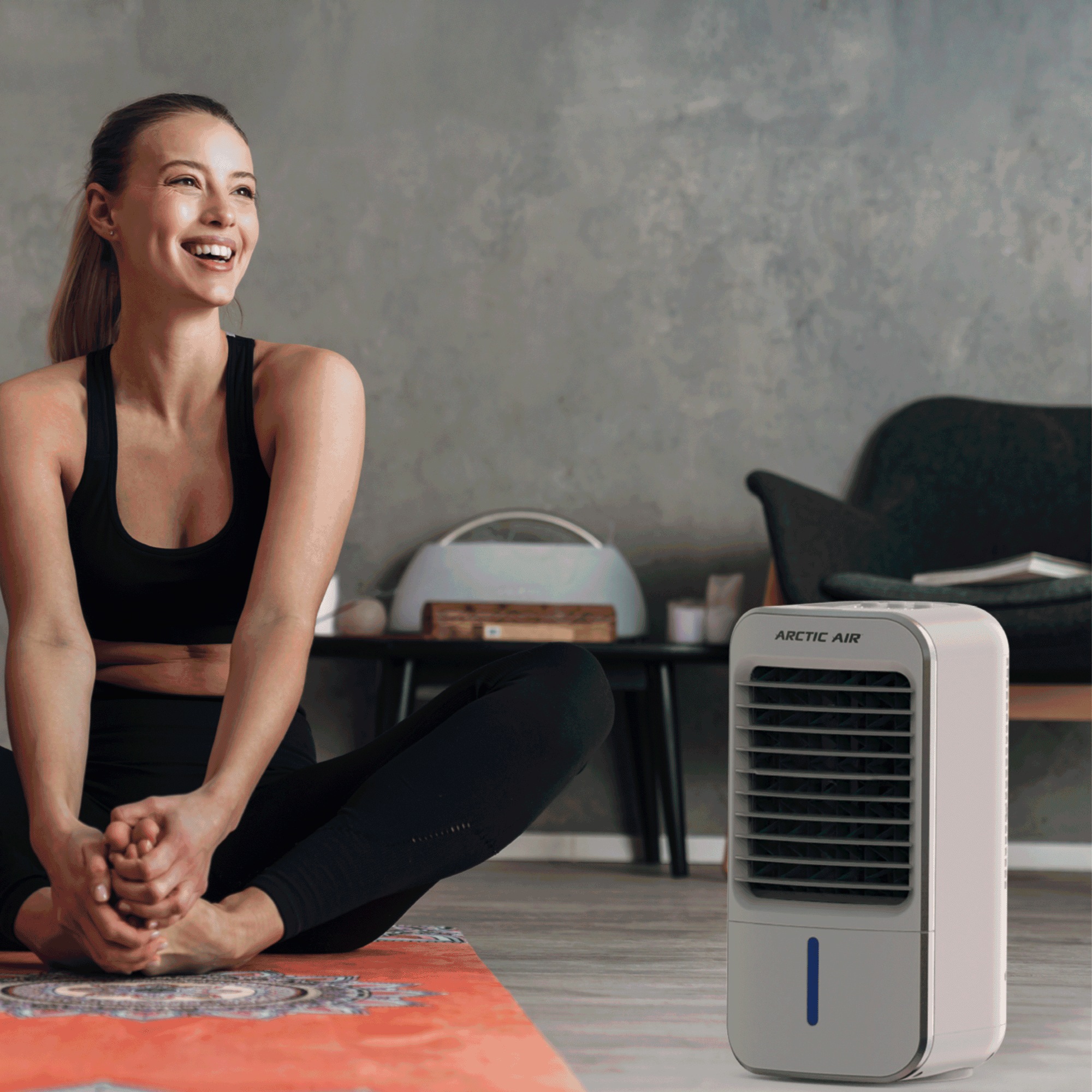 Arctic Air Turbo Chill XL Oscillating/Misting Personal-Space Cooler 4 Arctic Air Turbo Chill XL Oscillating/Misting Personal-Space Cooler