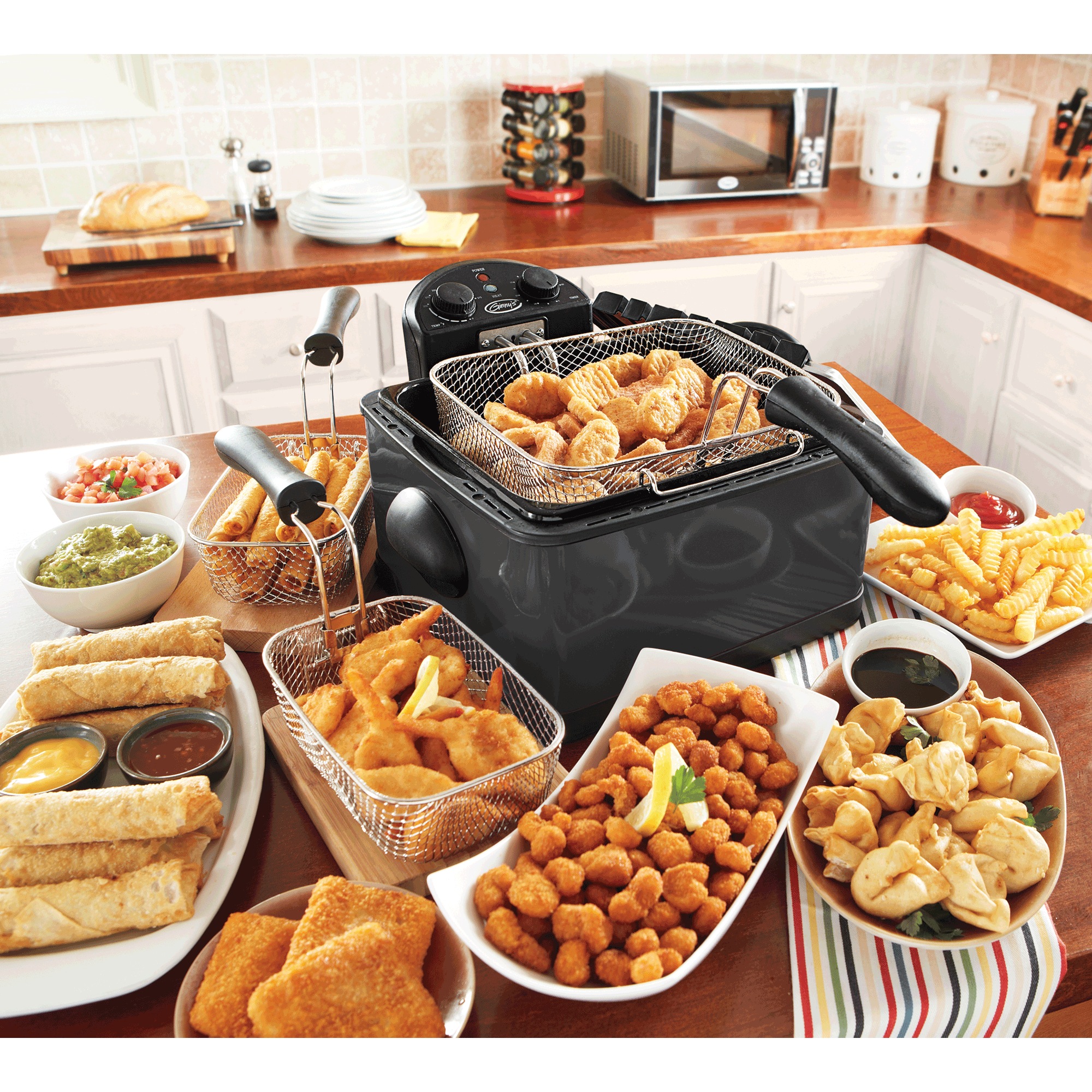 Ginny's Brand Deep Fryer with Timer