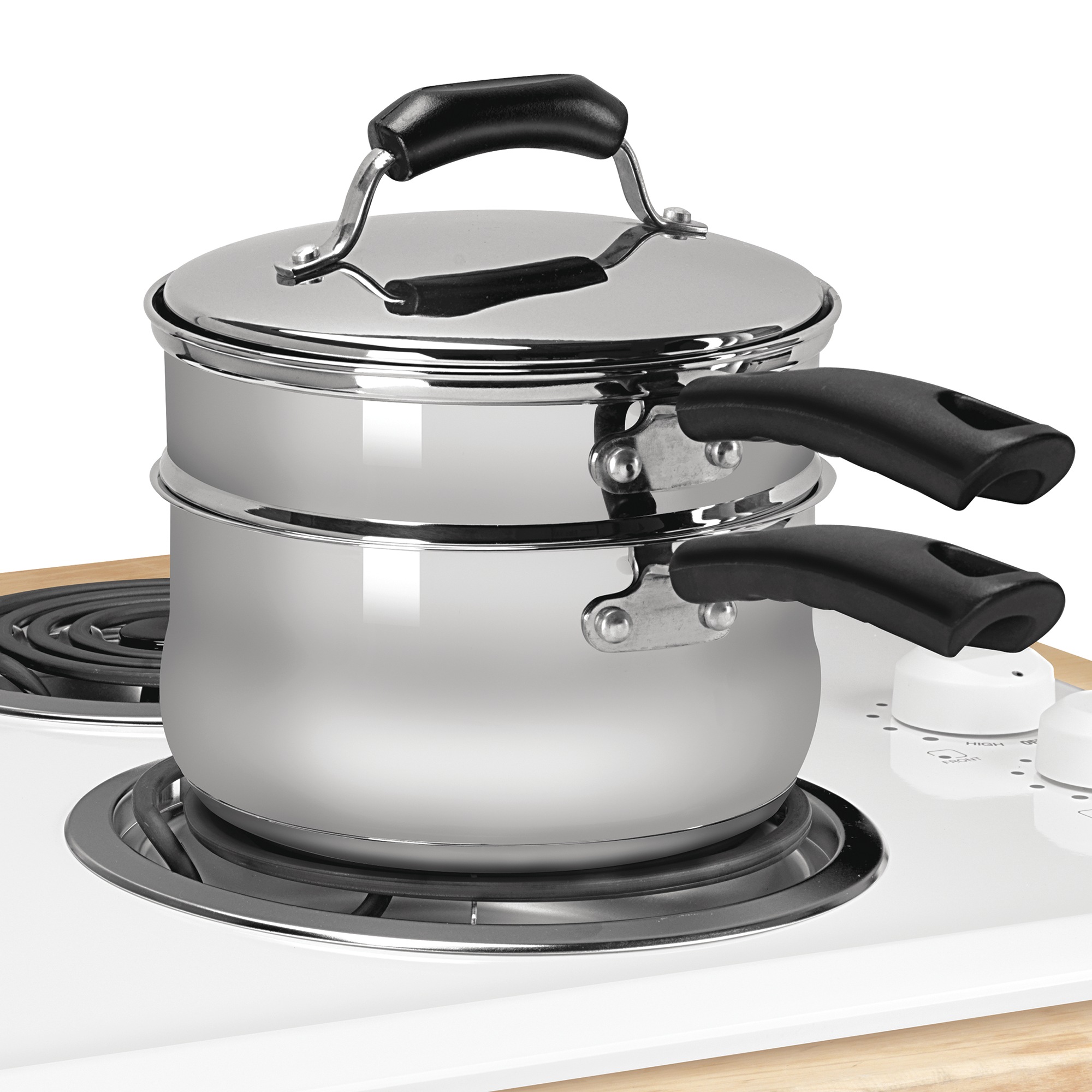 4-Piece Range Kleen 3-Quart Double Boiler Set