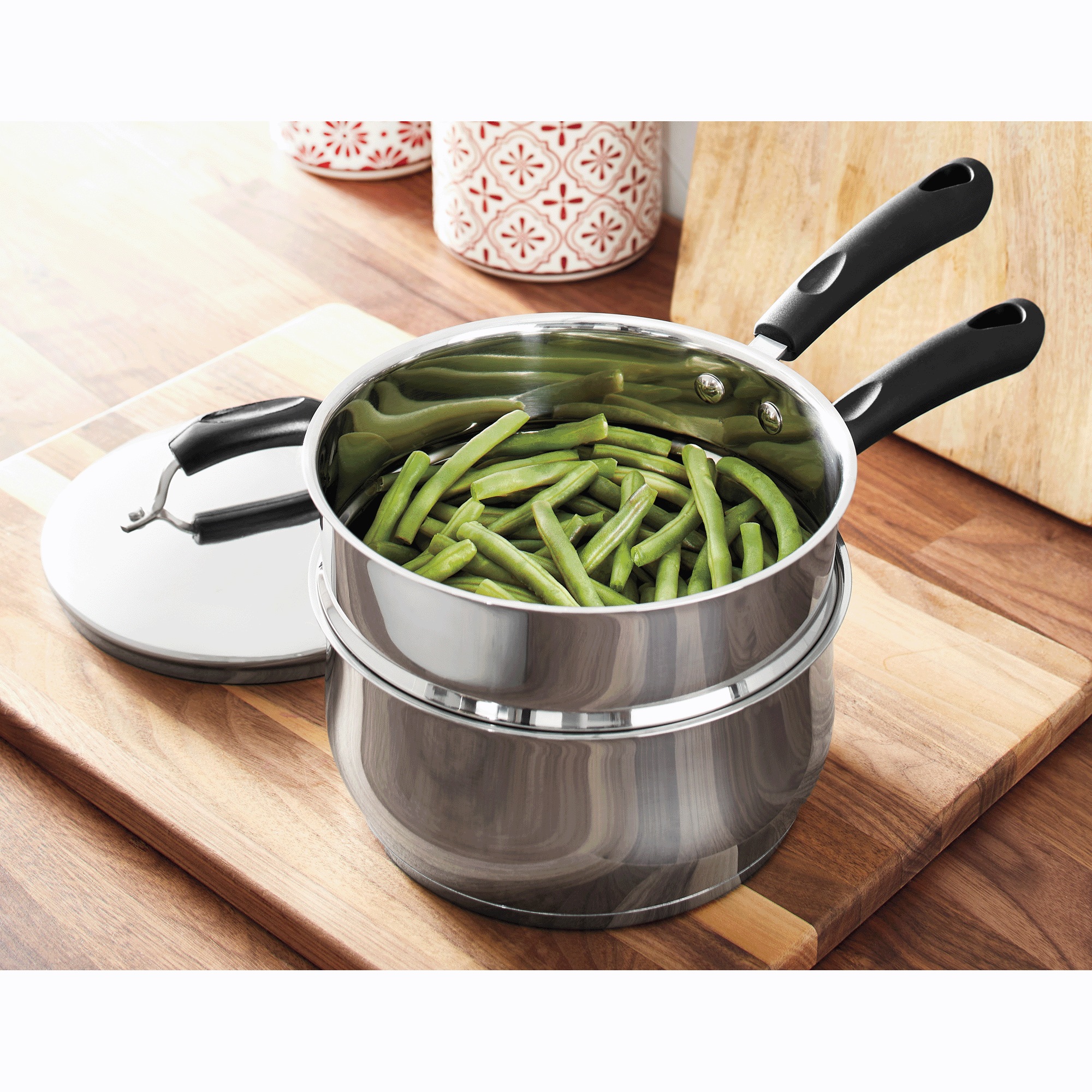 4-Piece Range Kleen 3-Quart Double Boiler Set 7 4-Piece Range Kleen 3-Quart Double Boiler Set