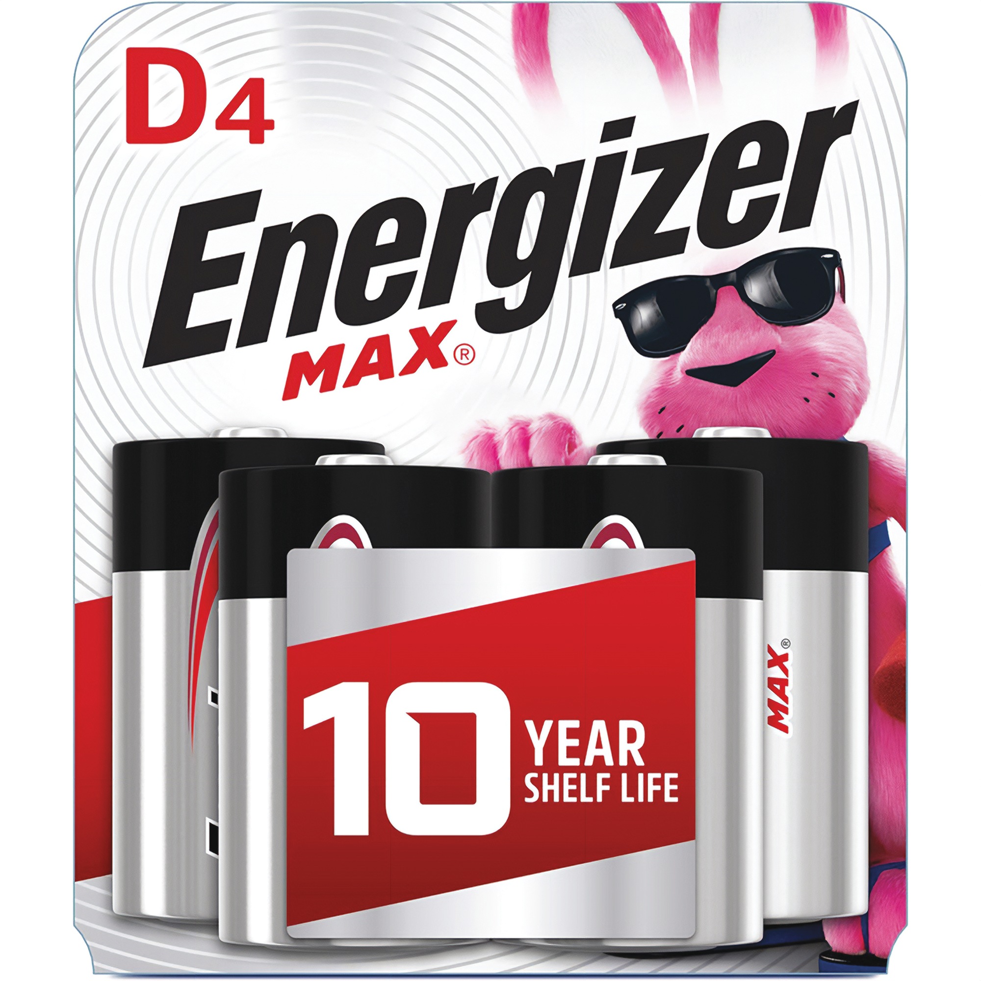 Energizer Max 4-Pack D Batteries
