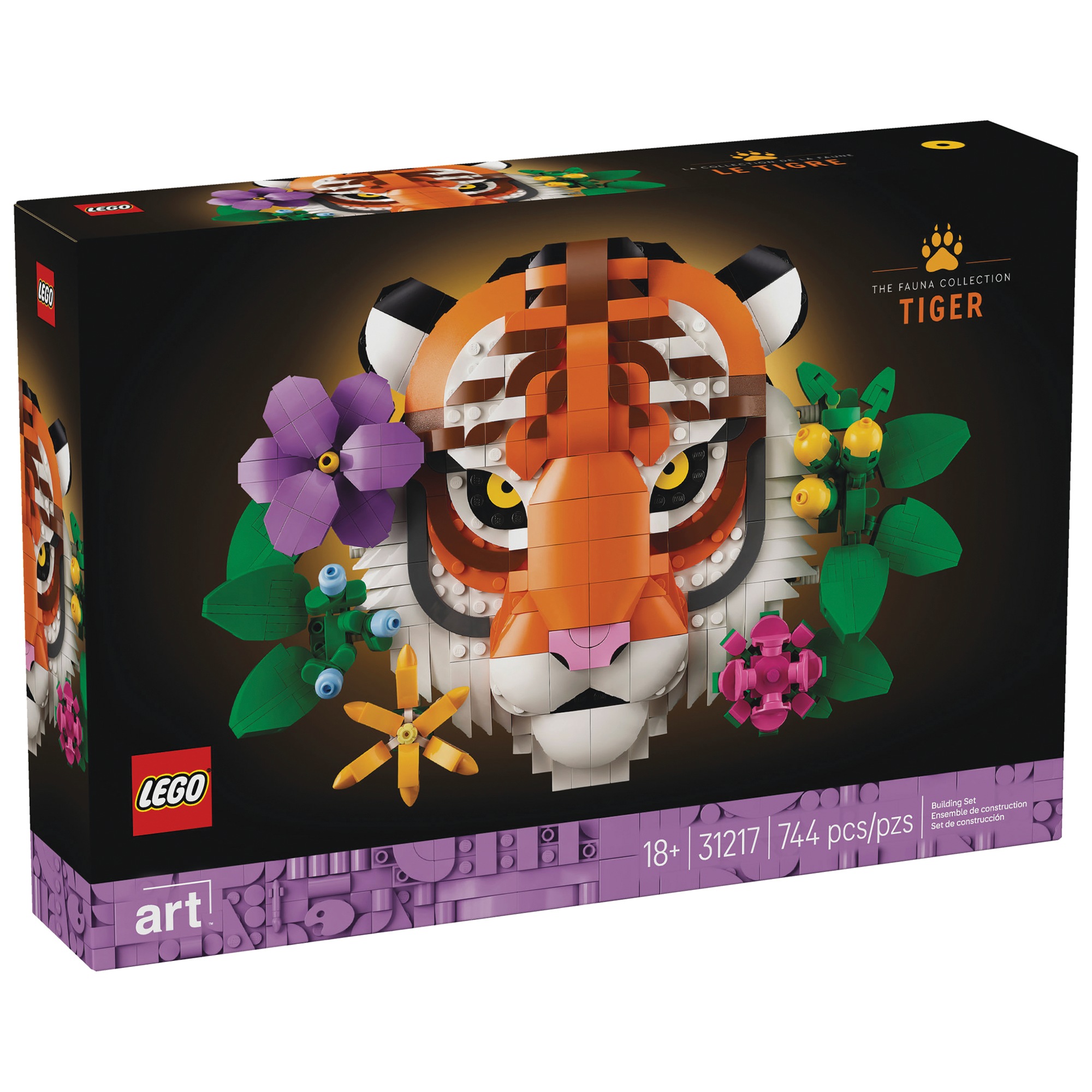 LEGO Art The Fauna Collection - Tiger 4 LEGO Art The Fauna Collection - Tiger