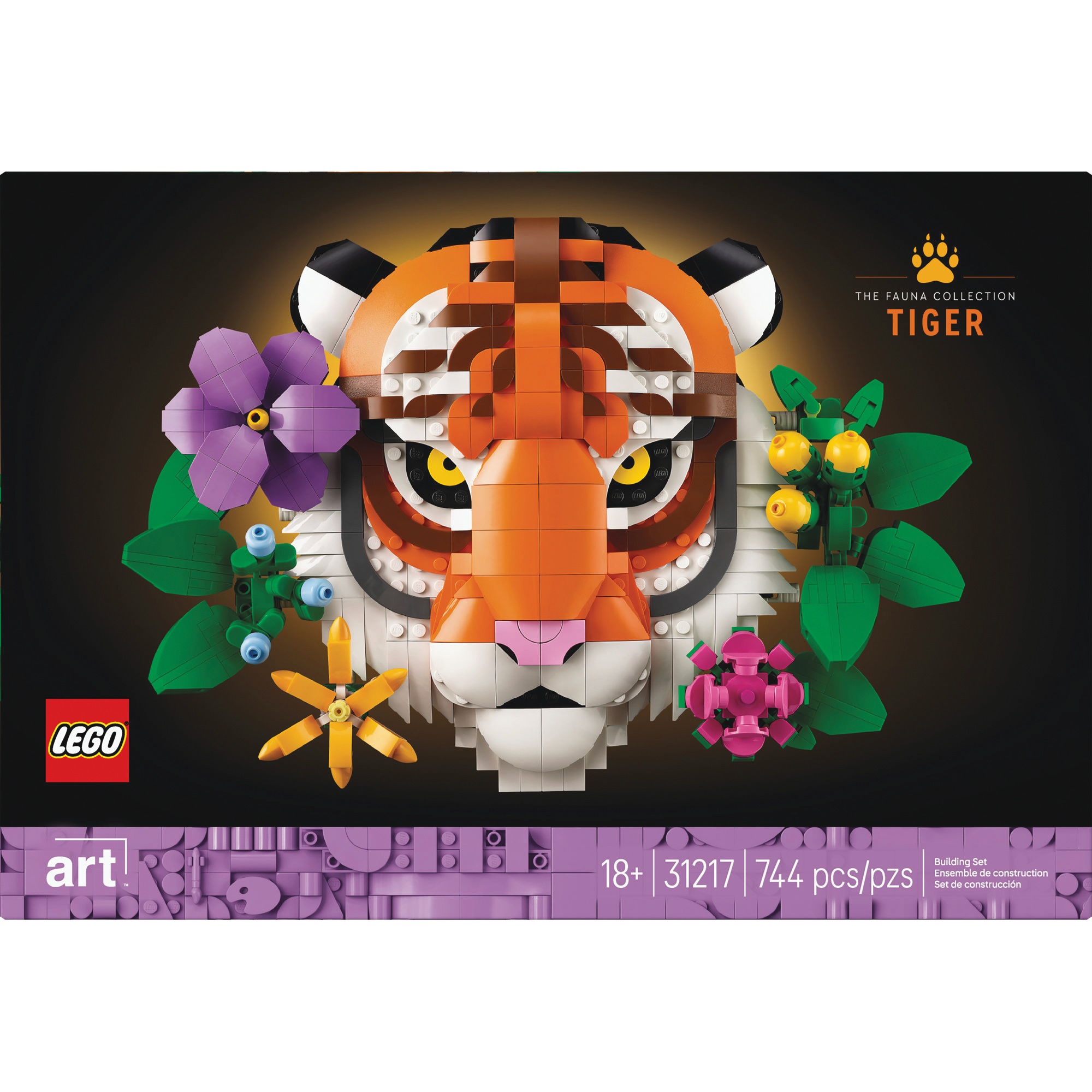 LEGO Art The Fauna Collection - Tiger 5 LEGO Art The Fauna Collection - Tiger