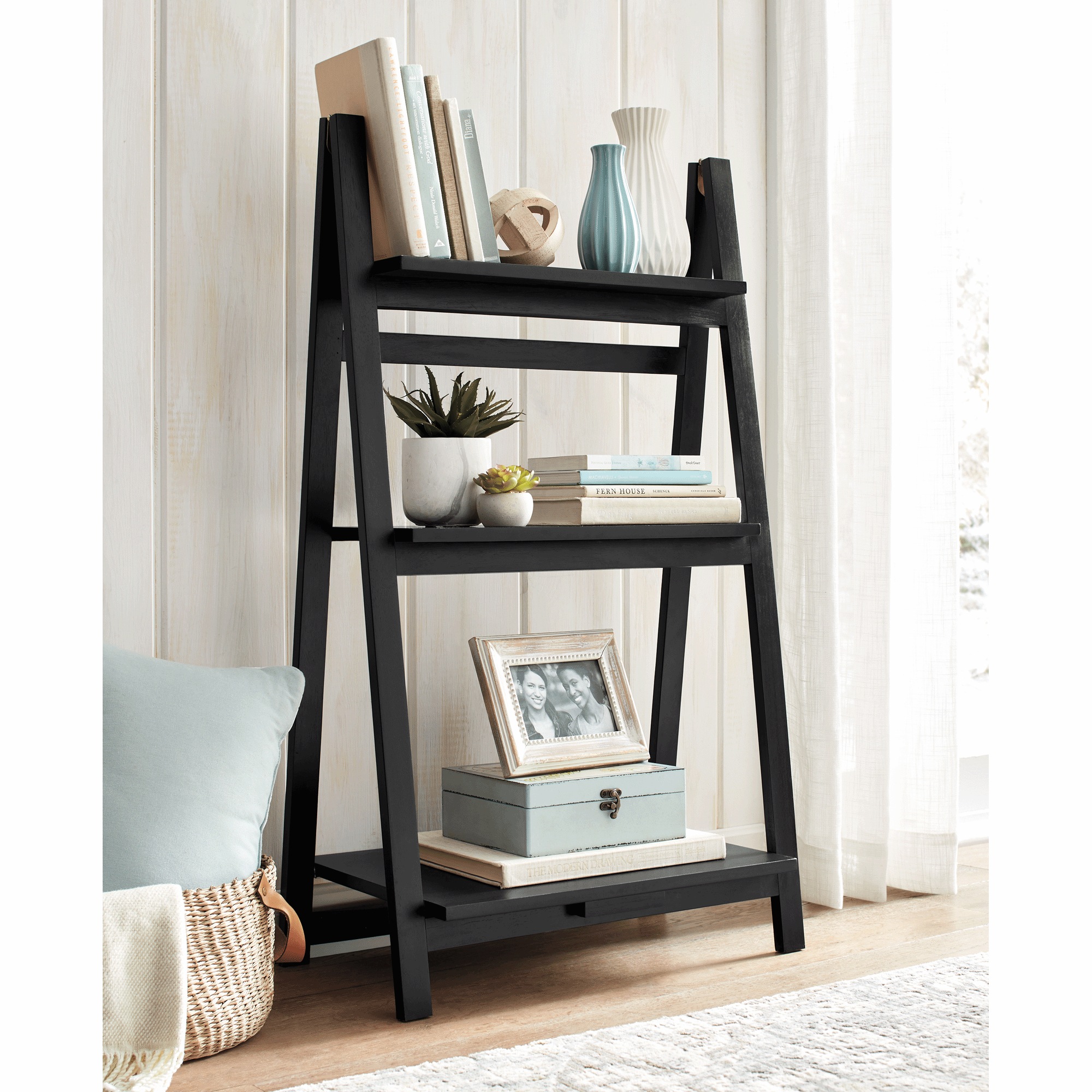 3-Tier Folding Step Bookcase