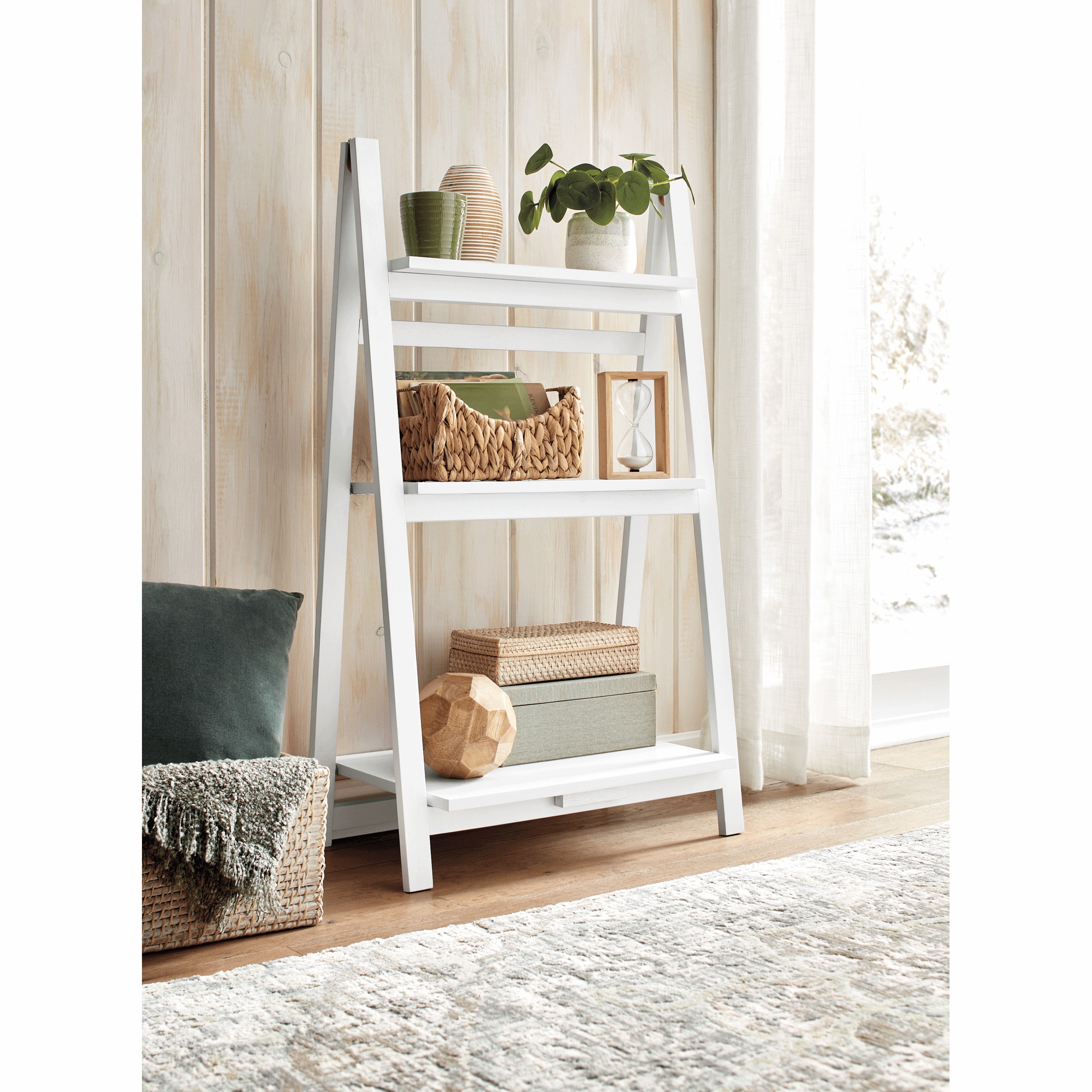 3-Tier Folding Step Bookcase