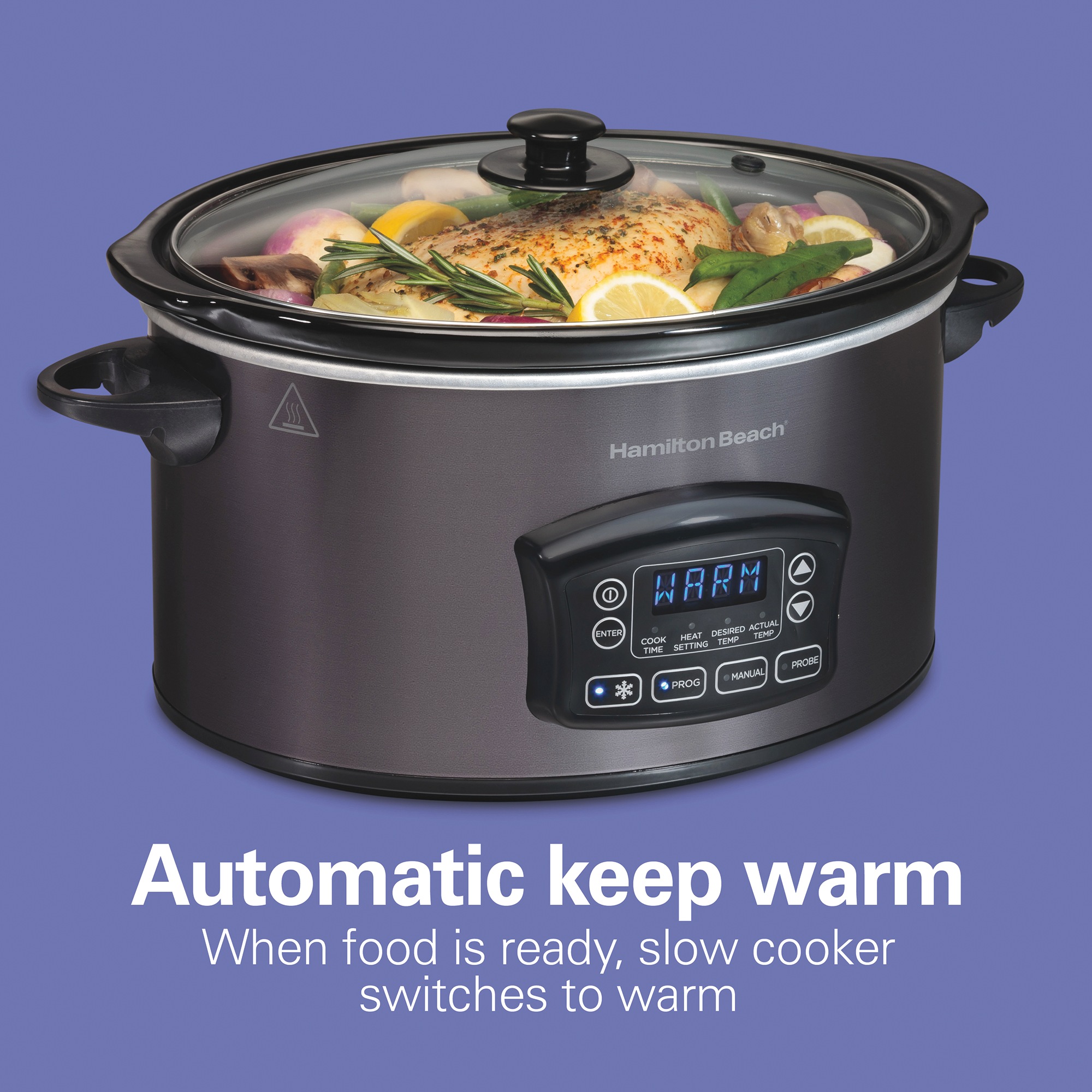 Hamilton Beach 6-Quart Programmable Defrost Slow Cooker 13 Hamilton Beach 6-Quart Programmable Defrost Slow Cooker