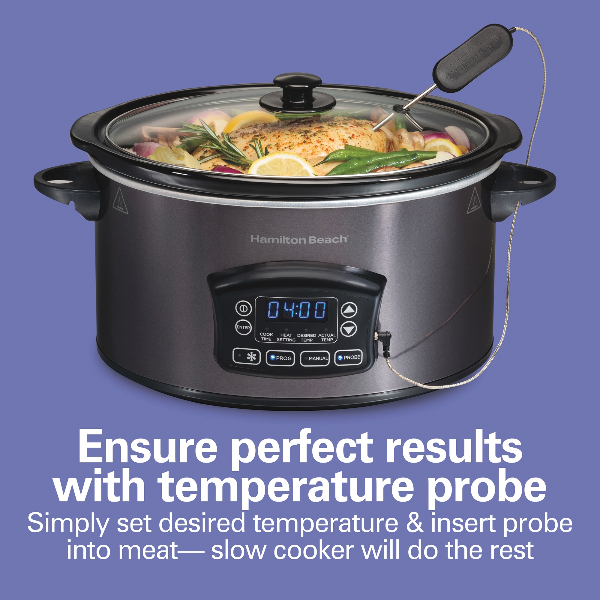 Hamilton Beach 6-Quart Programmable Defrost Slow Cooker 15 Hamilton Beach 6-Quart Programmable Defrost Slow Cooker
