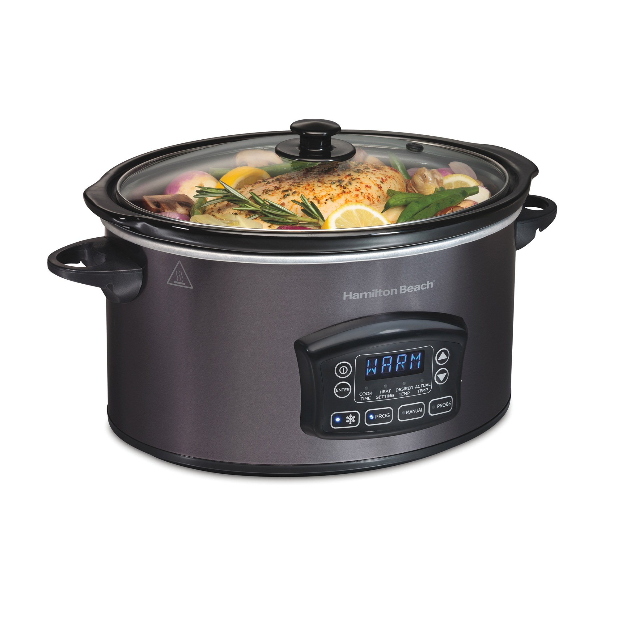 Hamilton Beach 6-Quart Programmable Defrost Slow Cooker 4 Hamilton Beach 6-Quart Programmable Defrost Slow Cooker