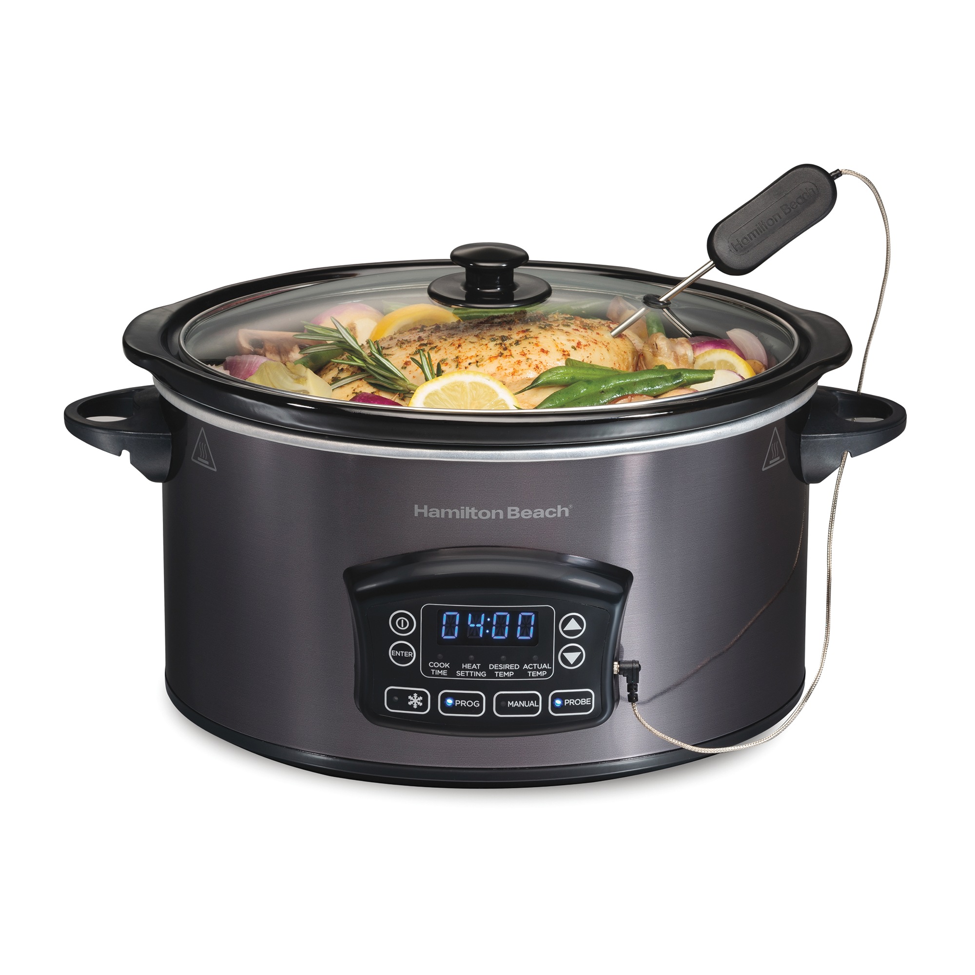 Hamilton Beach 6-Quart Programmable Defrost Slow Cooker 5 Hamilton Beach 6-Quart Programmable Defrost Slow Cooker