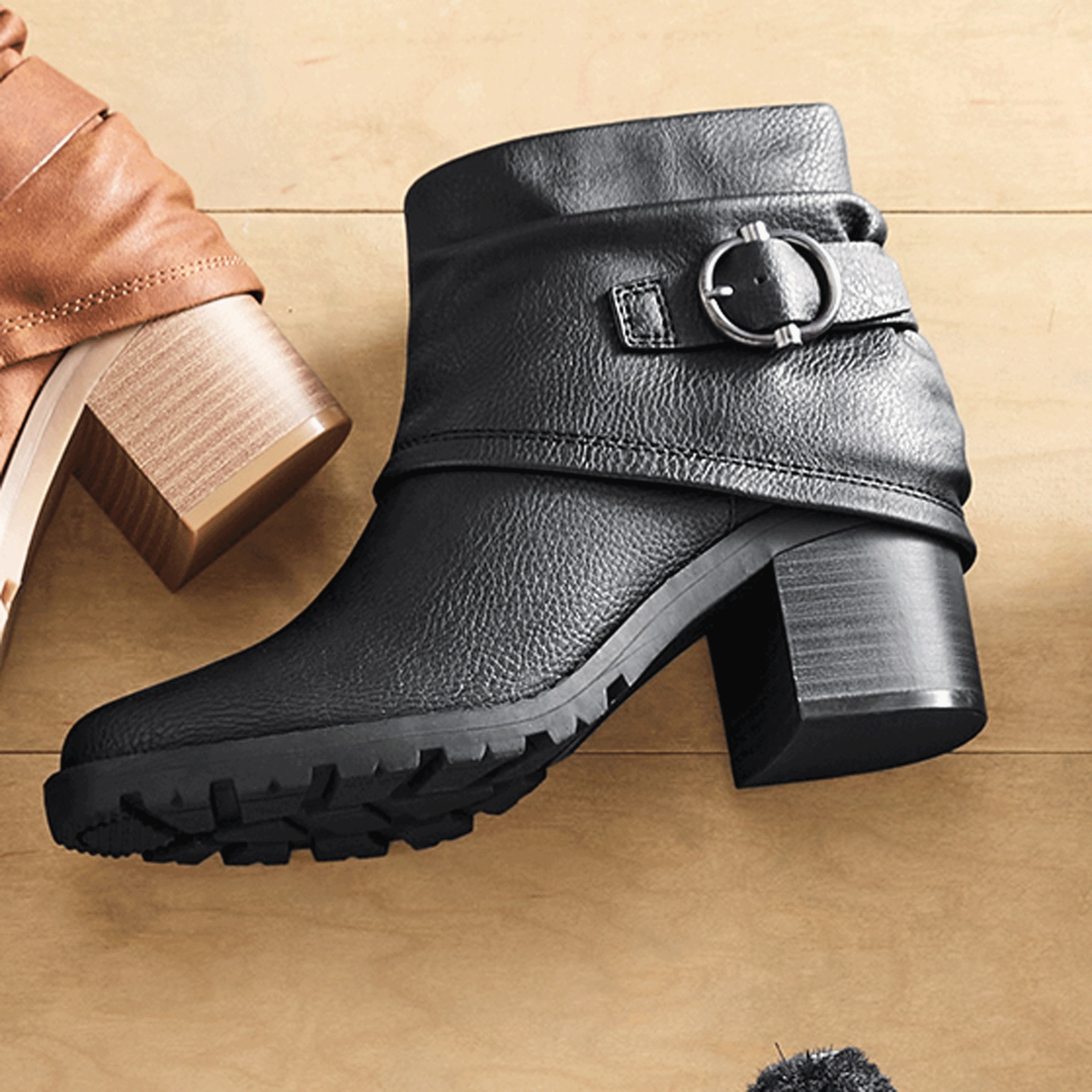 BareTraps Deborah Bootie