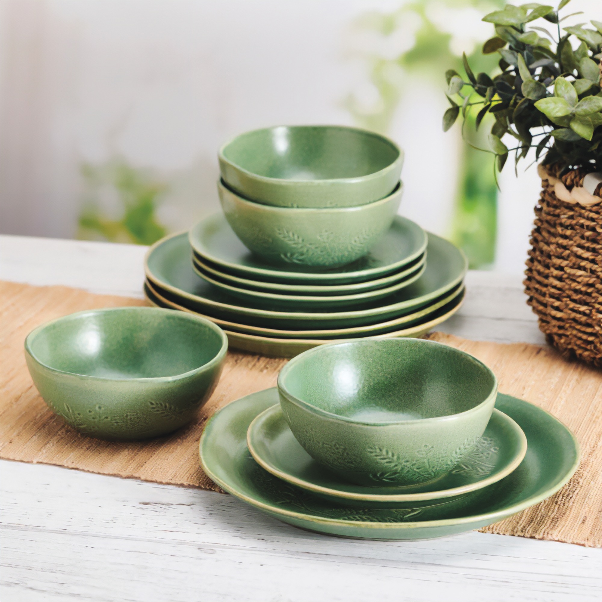 Pfaltzgraff Carrie 12-Piece Dinnerware Set
