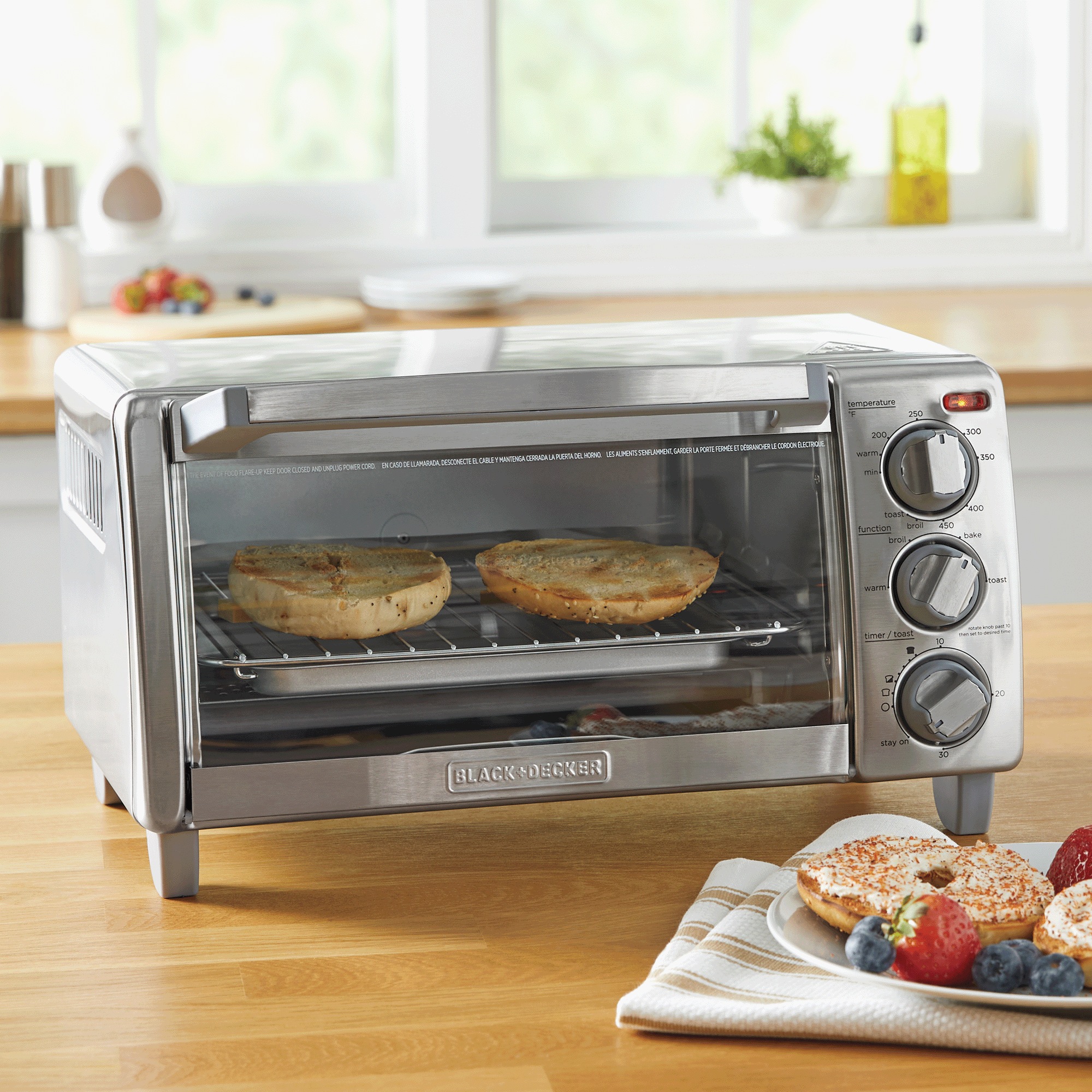 Black+Decker 4-Slice Toaster Oven