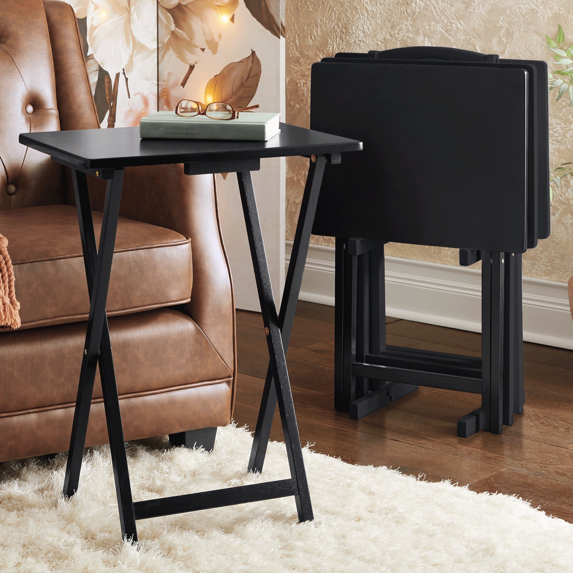 Louis 5-Piece Tray Table Set