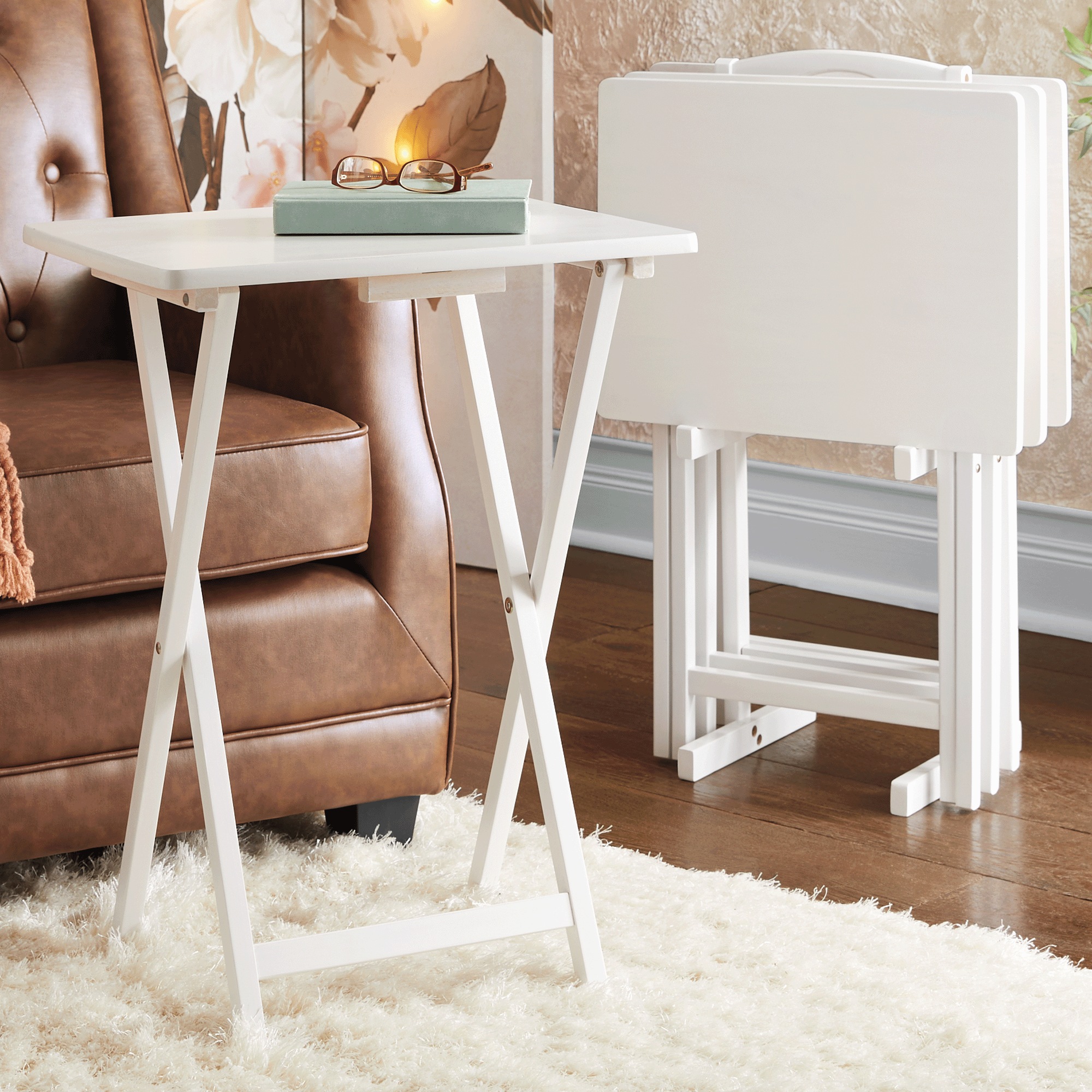Louis 5-Piece Tray Table Set